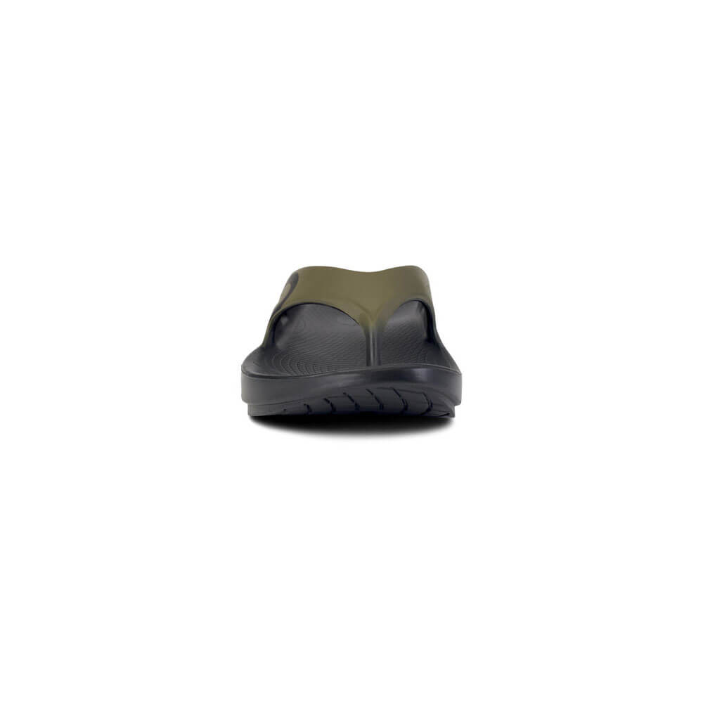Ofoos Unisex Original Sport Thong Sandals - Tactical Green | Lightweight & Comfortable Flip Flops for Men & Women | Perfect for Beach, Pool, Gym & Outdoor Activities