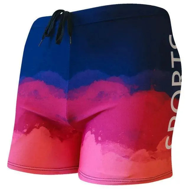 Stylish Printed Beach Shorts for Men - Comfortable Swim Trunks with Quick Dry Fabric - Perfect for Swimming, Surfing, and Summer Vacations