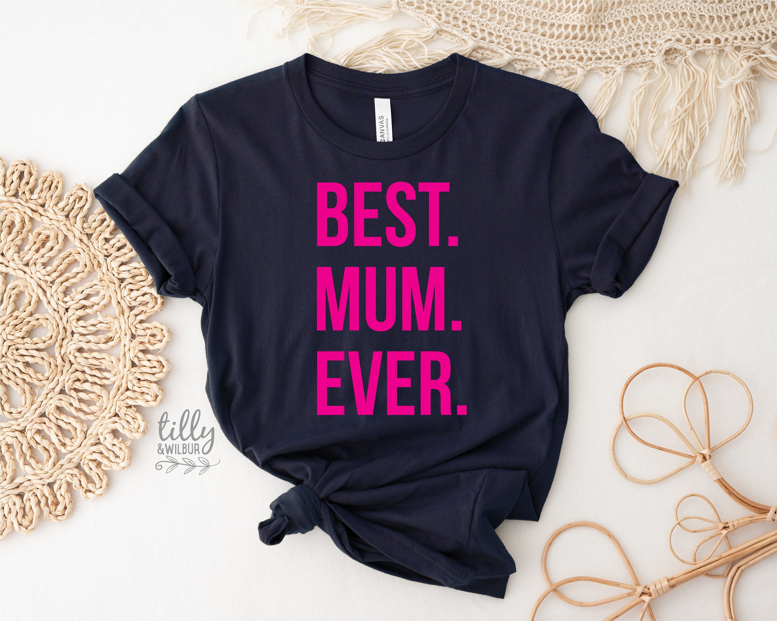Best Mom Ever T-Shirt - Funny & Cute Mother's Day Gift for Women - Perfect for Birthdays, Holidays & Family Events