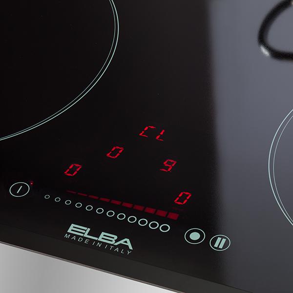 Elba 60cm Built-In Induction Hob with 3 Cooking Zones - 6.7kW Power (Model E345 003 I) - Perfect for Modern Kitchens, Fast & Efficient Cooking