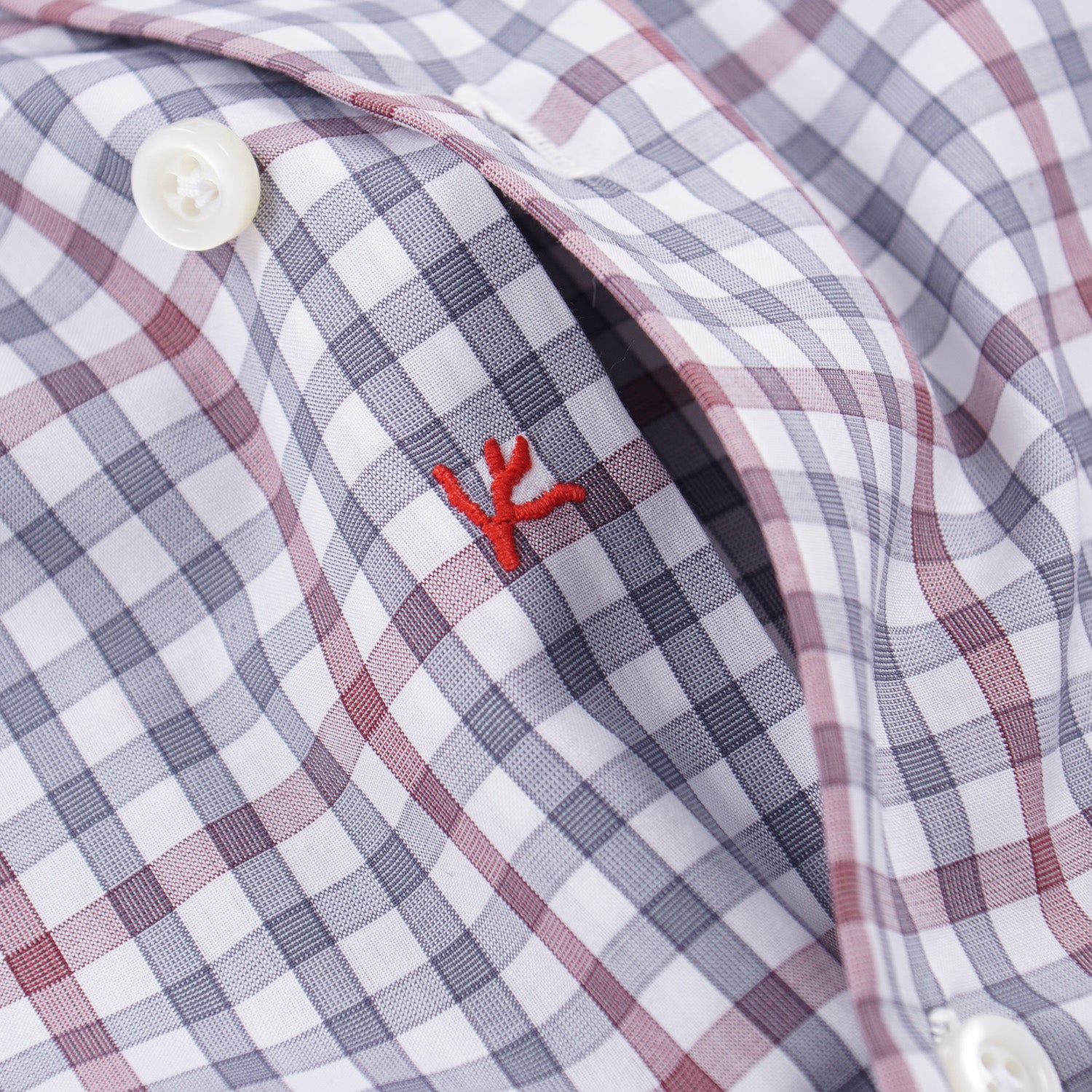 Isaia Modern 'Mix Fit' Cotton Dress Shirt for Men - Slim Fit Business Casual Shirt - Perfect for Office, Weddings & Formal Events
