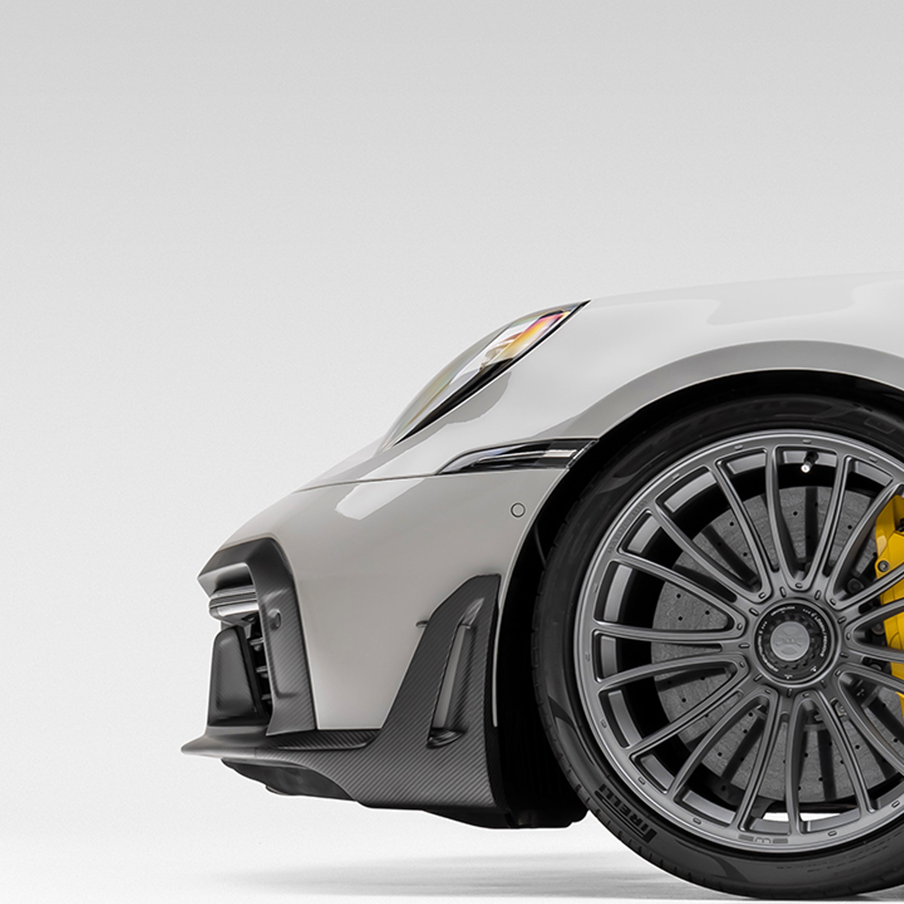 Porsche 992 Turbo S Aero Front Spoiler Winglets - Carbon Fiber Lip for 911 Turbo S (2020-2023) | High-Performance Downforce Enhancement | Perfect for Track Racing & Street Driving