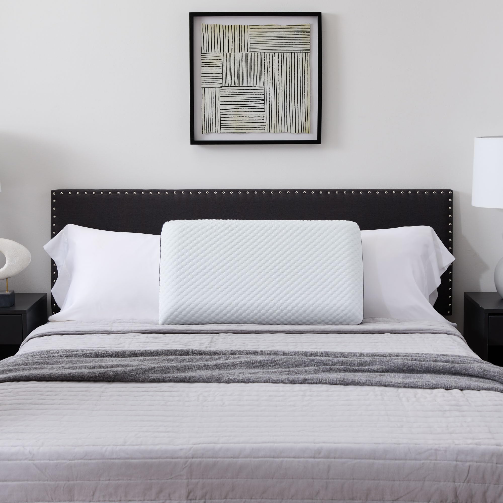 Premium Gel Memory Foam Pillow - King Size - Medium Plush Support for Neck & Shoulder - Ideal for Back, Side & Stomach Sleepers - Home, Hotel & Hospital Use - Perfect for Travel, Recovery & Better Sleep