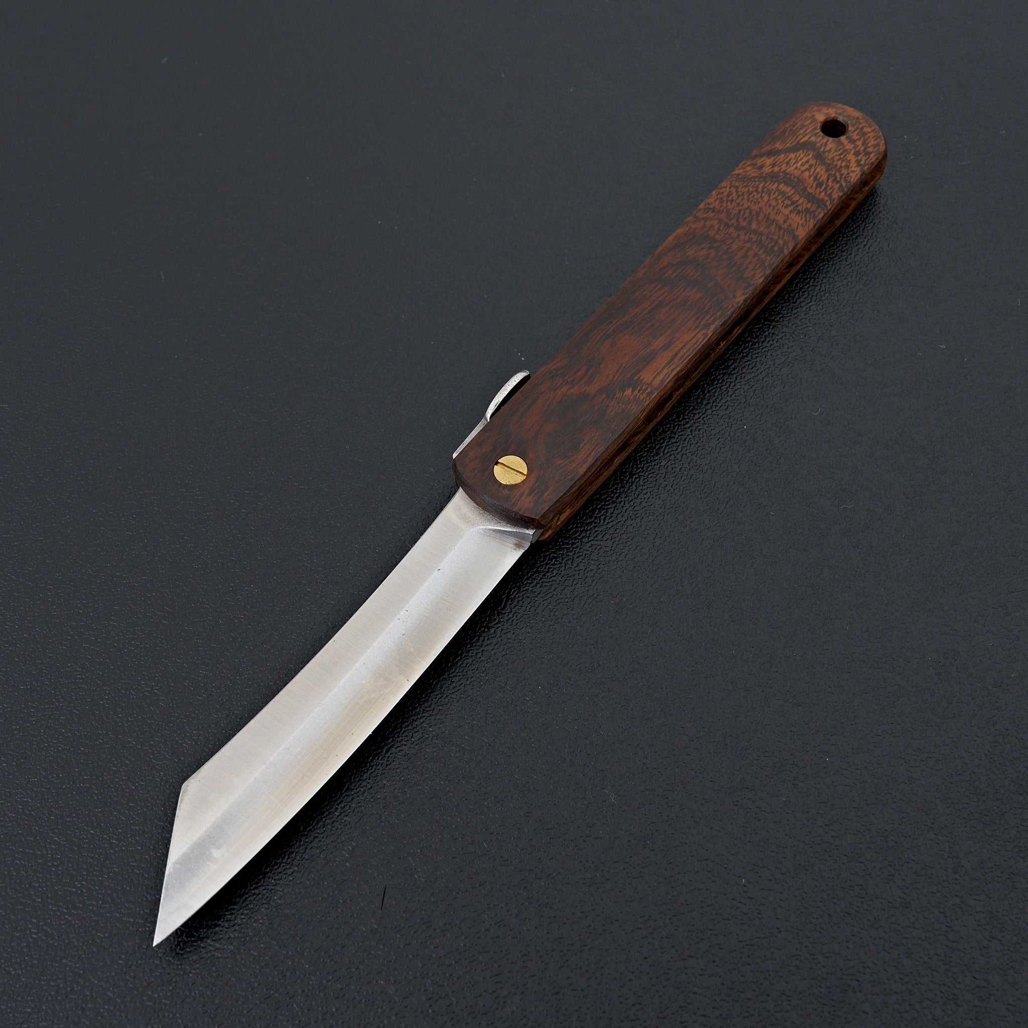 Premium Higonokami VG10 Folding Pocket Knife with Ironwood Handle - Japanese Style EDC Tool for Camping, Hiking & Outdoor Adventures