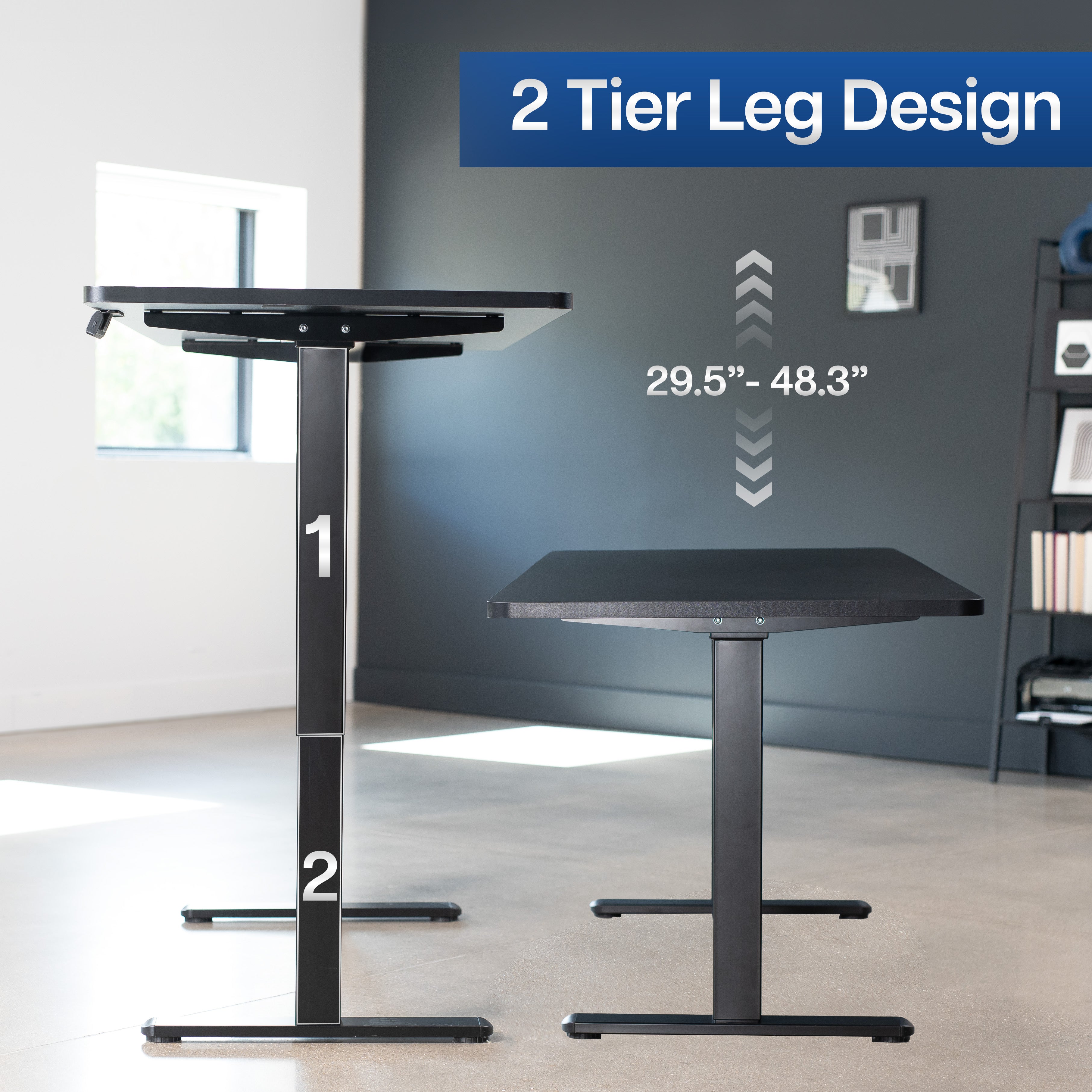 E2 Series 71 x 30 Dual Motor Electric Standing Desk - Adjustable Height Home Office Desk for Work & Study - Perfect for Home Office, Gaming Setup and Workspace Ergonomics