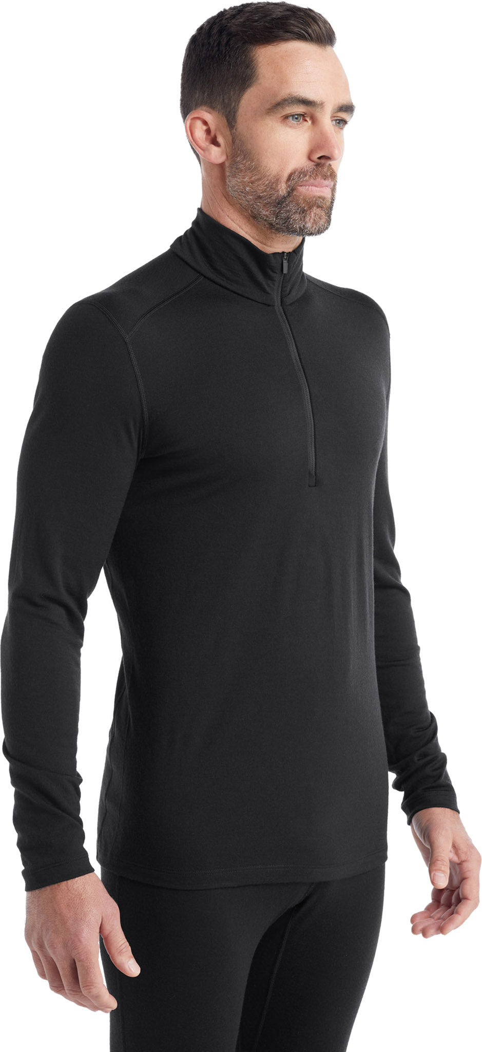 200 Oasis LS Half Zip Base Layer for Men - Thermal Long Sleeve Moisture-Wicking Shirt - Perfect for Hiking, Skiing & Cold Weather Outdoor Activities