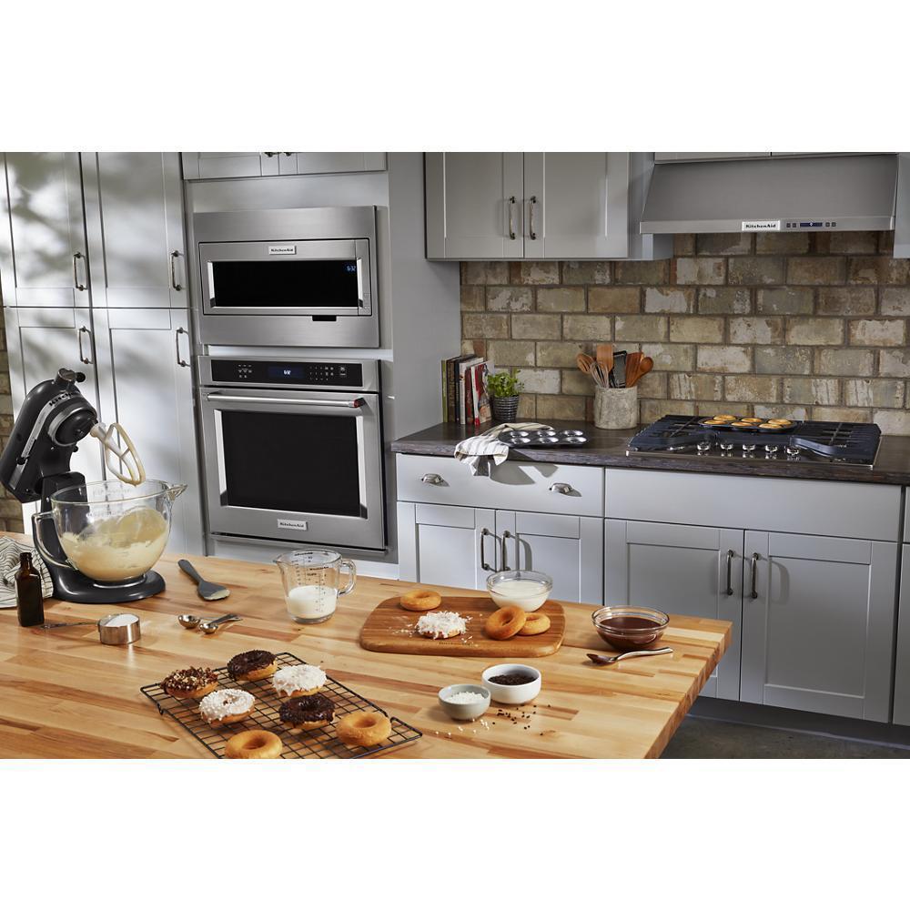 Amana W11451313 Stainless Steel Built-In Low Profile Microwave with Standard Trim Kit & Pocket Handle - Perfect for Modern Kitchens and Small Spaces
