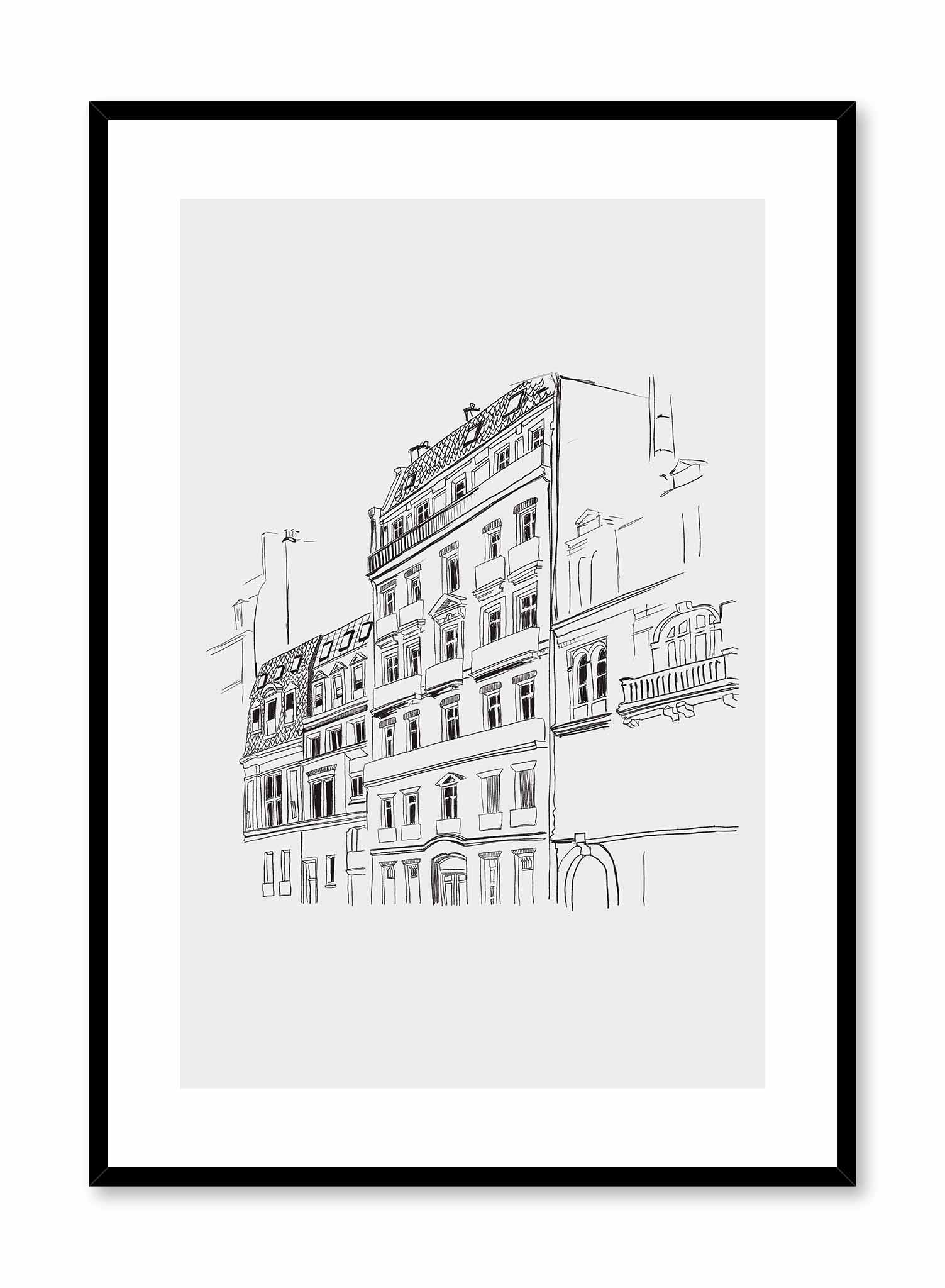 Vintage French Street Art Poster - Parisian Wall Decor for Home, Office & Cafe | Perfect for Living Room, Bedroom & Workspace Aesthetics