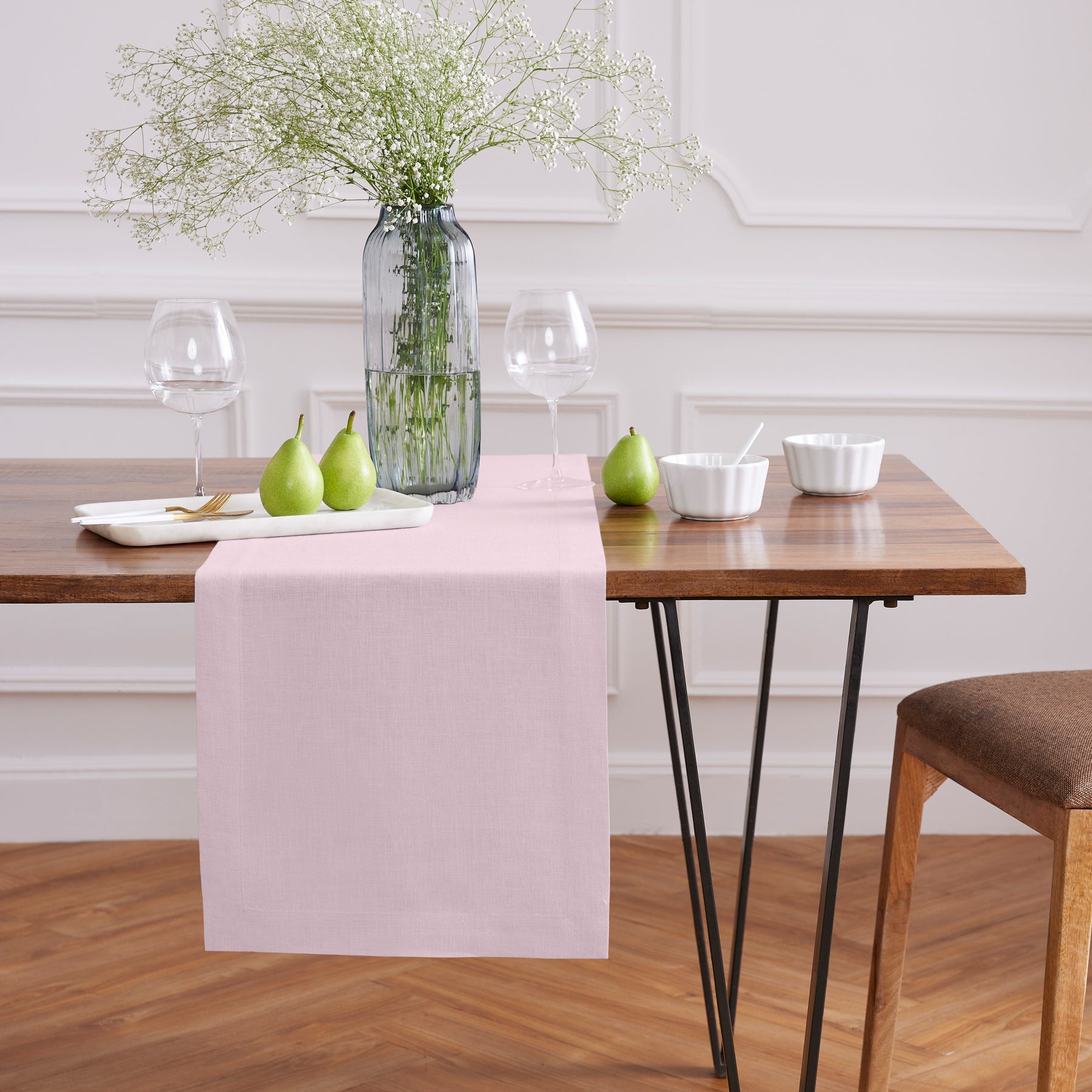 Elegant Sonoma Table Runner - Premium Cotton Decorative Table Cover for Dining & Home Decor - Perfect for Holidays, Weddings & Special Occasions