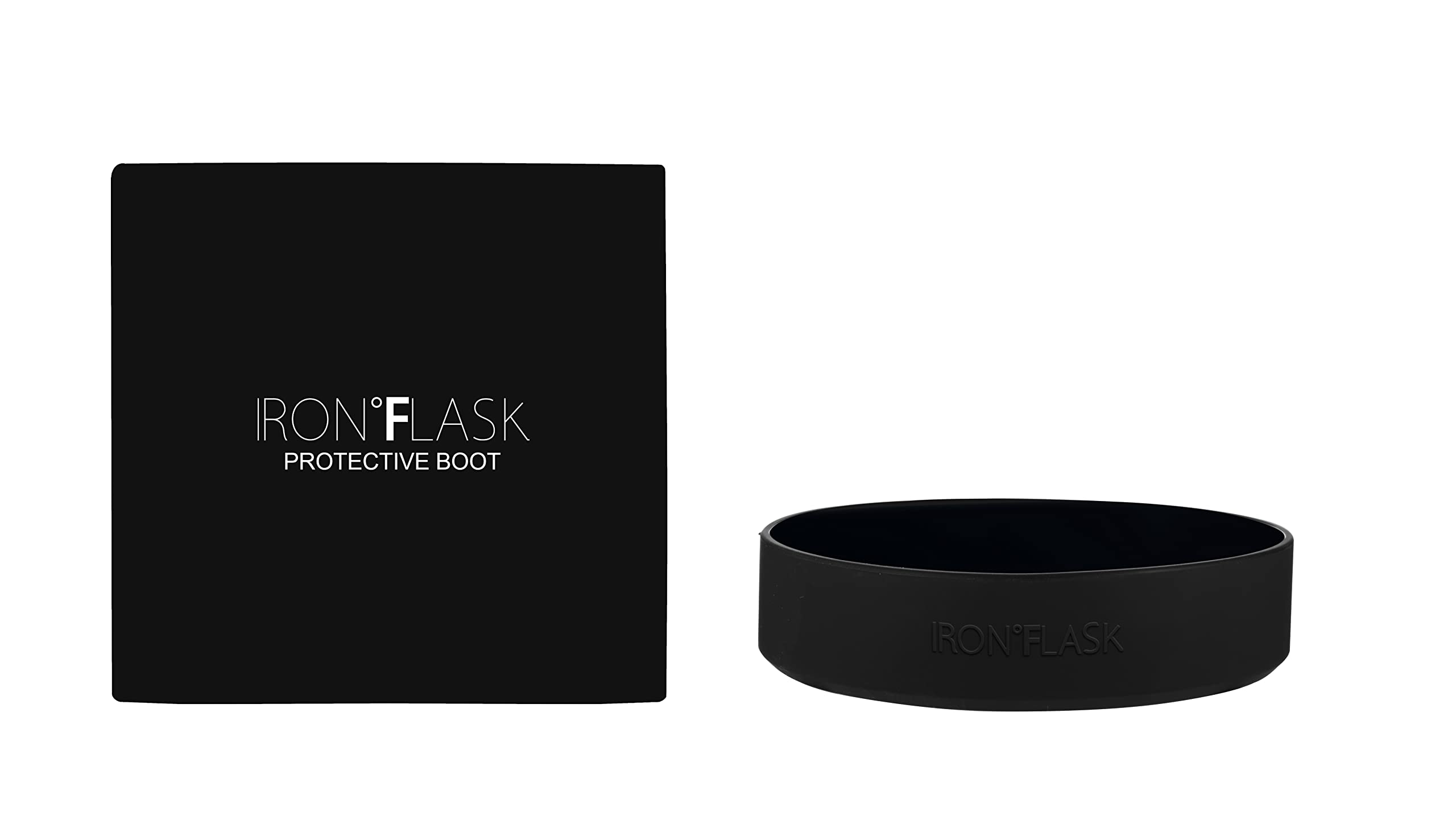 IRON °FLASK Protective Silicone Boot for Sports Water Bottles - Non-Slip Grip, Shock Absorption - Perfect for Gym, Hiking & Outdoor Activities