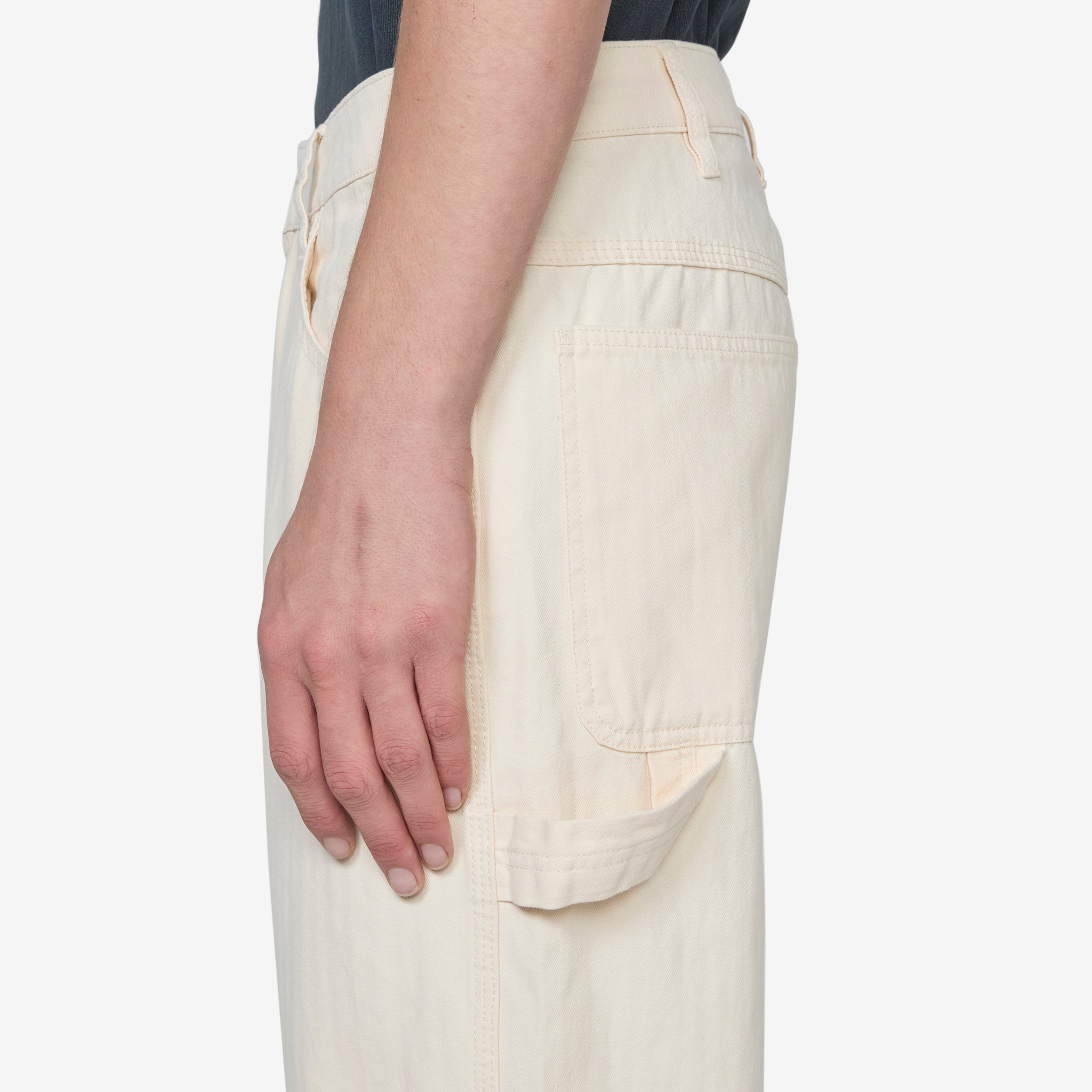 Durable Carpenter Work Pants for Men - Natural Cotton Twill - Comfortable & Functional for Construction, Woodworking & DIY Projects