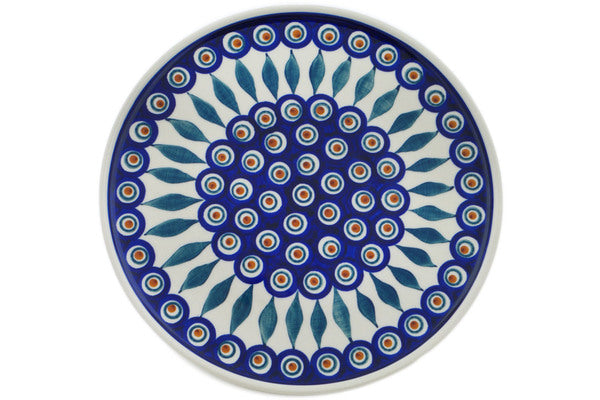 10-Piece Peacock Design Dinner Plate Set - Elegant Porcelain Plates for Dining, Parties & Home Decor | Dishwasher & Microwave Safe