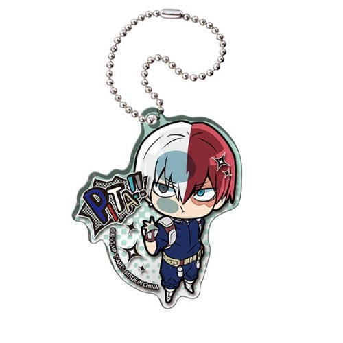 My Hero Academia Pita! Battle Acrylic Keychain - Takara Tomy Anime Collectible - Perfect for Backpacks, Keyrings & Anime Merchandise Collection