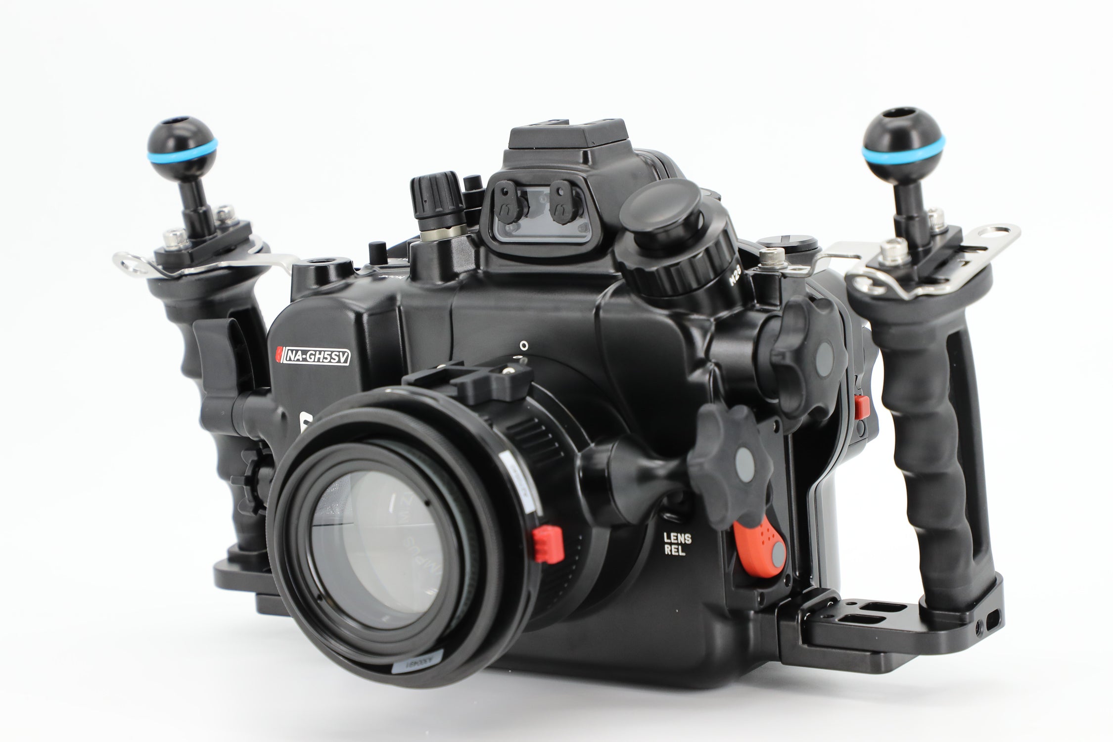 Waterproof Underwater Housing for Panasonic Lumix GH5/GH5S/GH5II Cameras - 60m Depth Rating with HDMI 2.0 Support - Perfect for Scuba Diving, Surf Photography & Marine Exploration