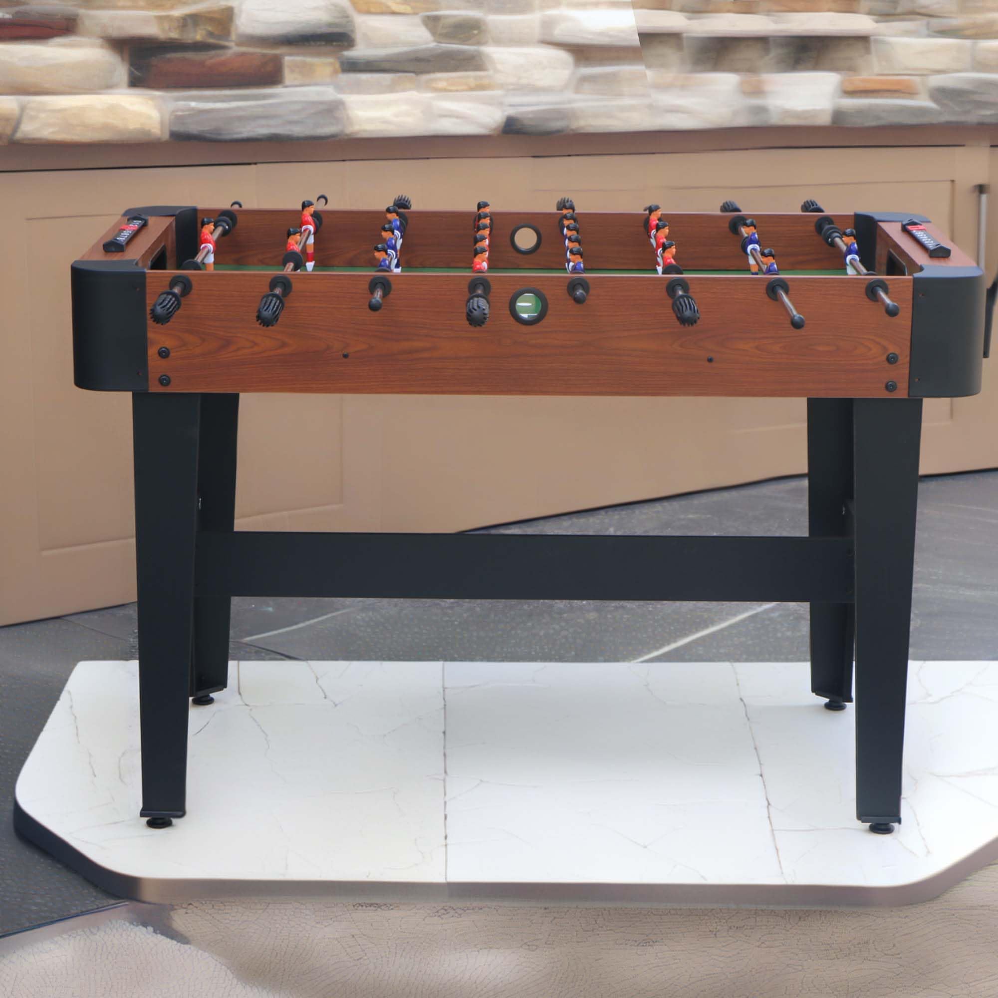 Premium NicBex Foosball Table - Professional Soccer Table Game for Home & Office | Solid Wood Construction | Perfect for Game Rooms, Basements, Man Caves & Family Fun Nights