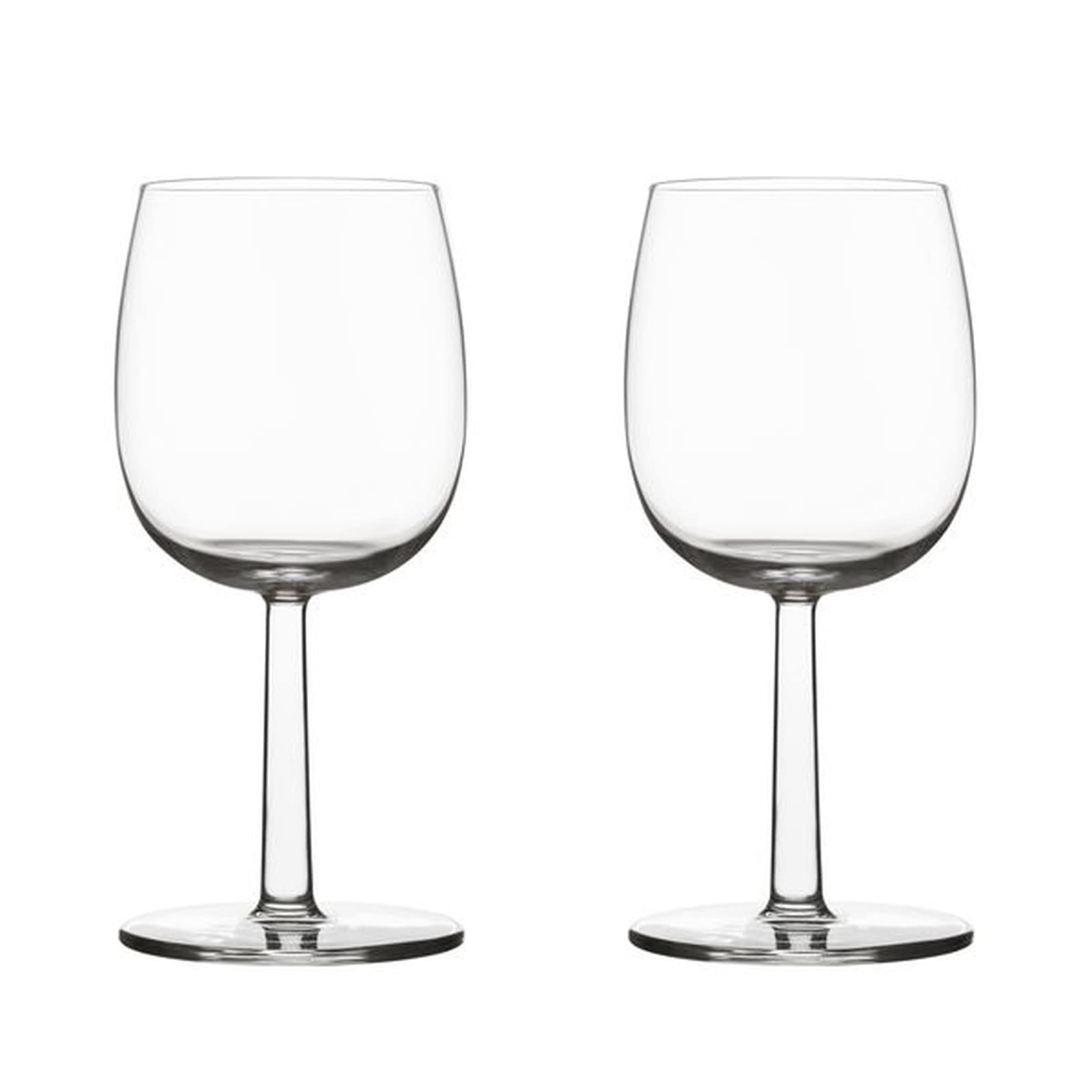 Premium Iittala Raami Red Wine Glasses Set of 4 - Elegant Crystal Clear Glassware for Cabernet, Merlot & Pinot Noir - Perfect for Dinner Parties, Wine Tasting & Romantic Evenings