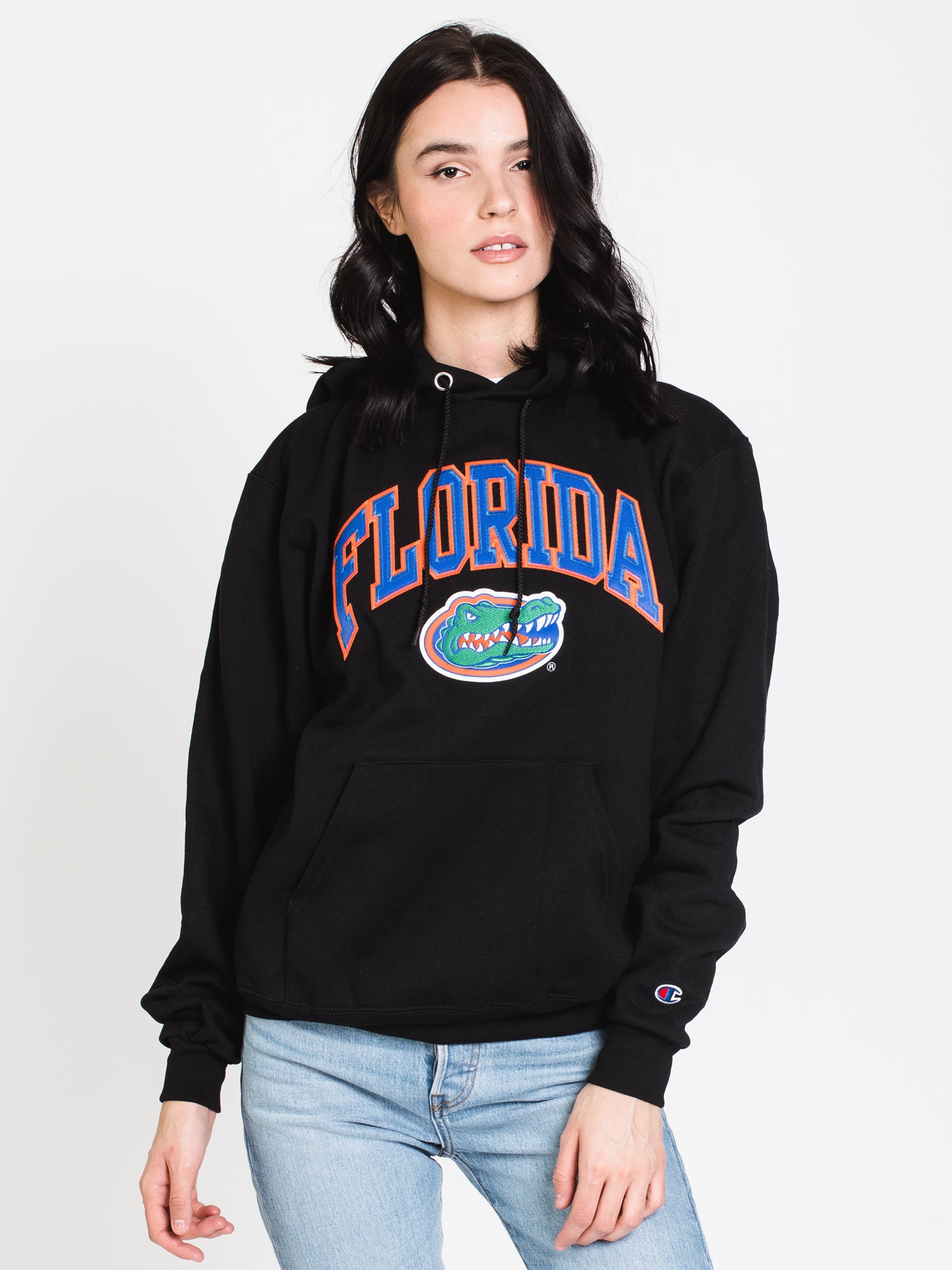 Champion Eco PowerBlend Florida University Hoodie - Soft & Sustainable Cotton Blend Sweatshirt for Men & Women - Perfect for College, Gym & Casual Wear