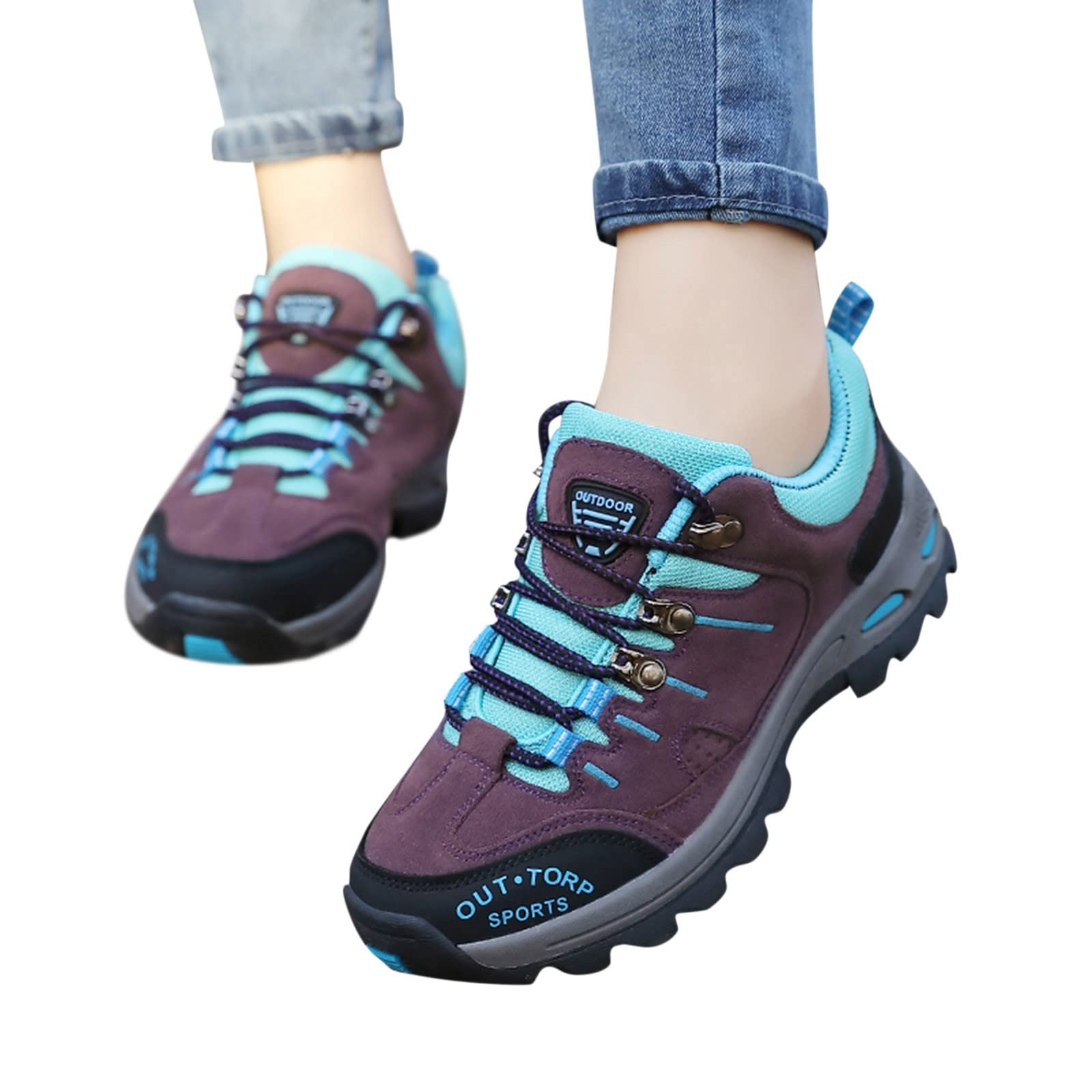 **Women's Waterproof Hiking Shoes - Lightweight Non-Slip Trekking & Outdoor Shoes for Camping, Walking & Mountain Trails**    *Use Cases: Perfect for hiking, camping, backpacking, trail running, and outdoor adventures.*