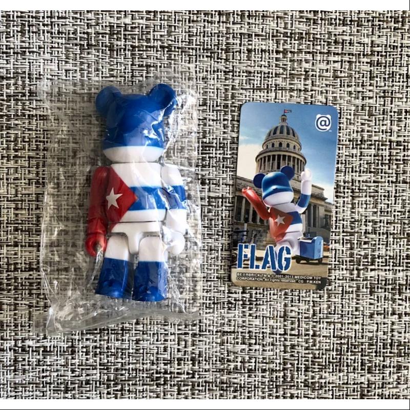 Bearbrick Series 26 FLAG Cuba 100% Collectible Vinyl Art Toy - Limited Edition Cuban Flag Design for Display & Gifts