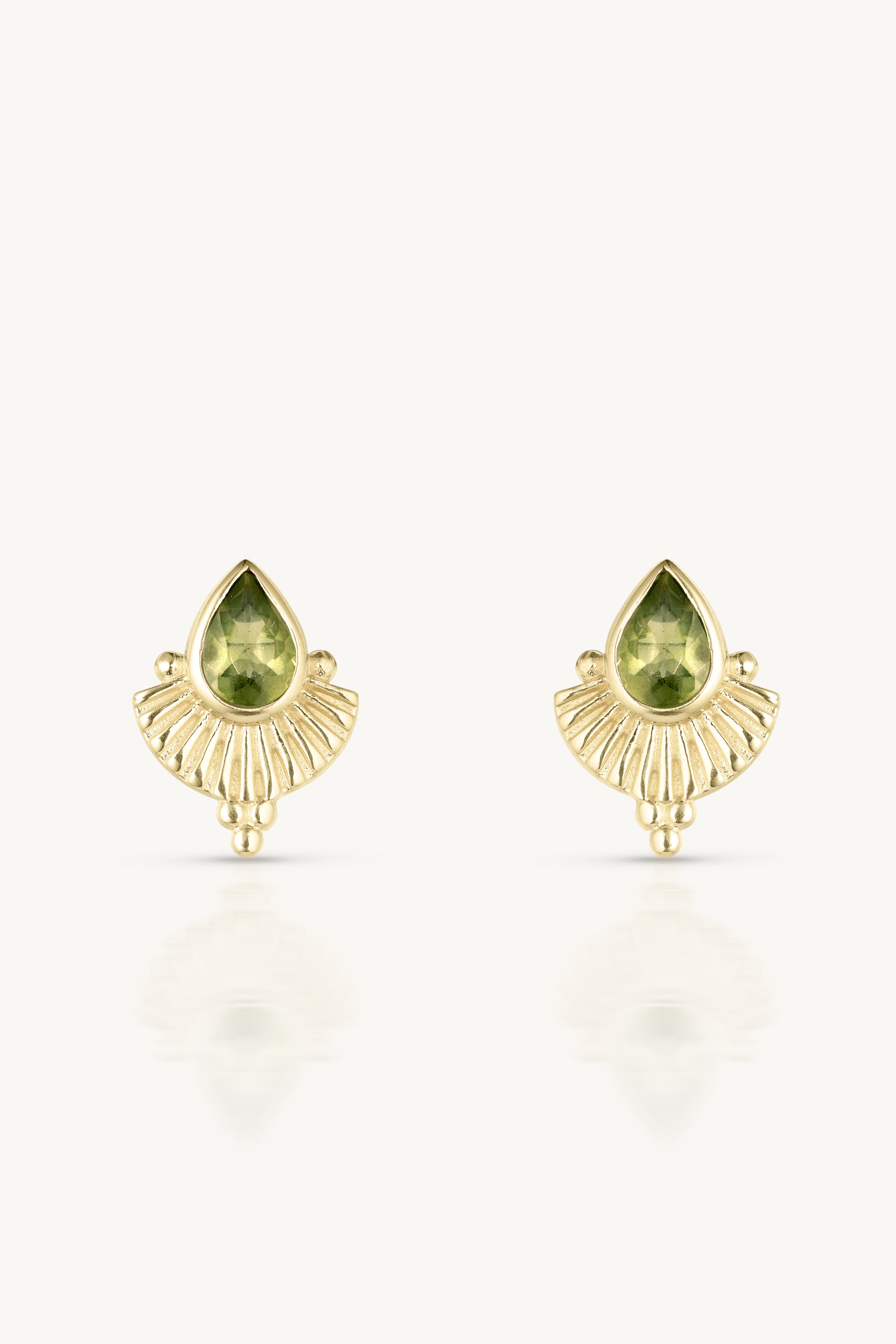 Venus Apatite Gold Earrings for Women - 14K Gold Plated Dangle Earrings with Genuine Apatite Gemstone - Perfect for Weddings, Parties & Special Occasions