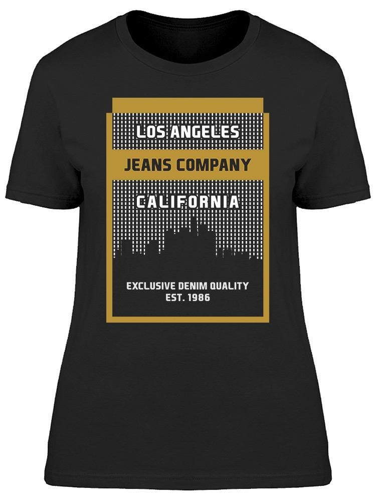 Smartprints Los Angeles California - Women's Stylish Jeans & T-Shirt Set for Casual Wear, Street Fashion & Everyday Outfits