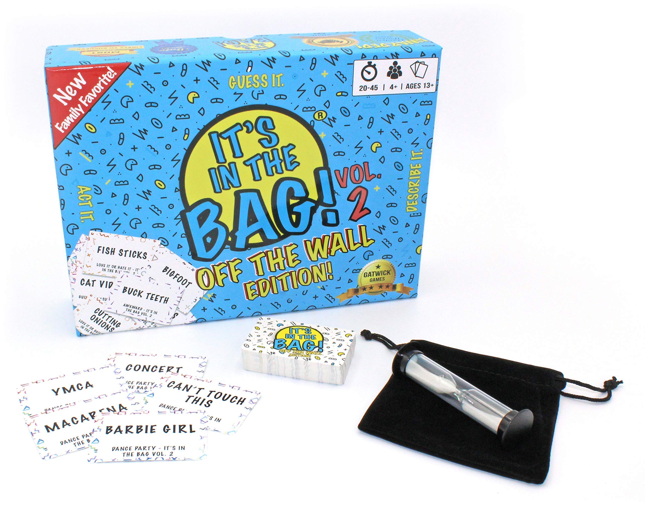 Gatwick Games It's in The Bag Party Game Bundle - Fun Family Board Game for Kids & Adults - Perfect for Birthday Parties, Game Nights & Family Gatherings