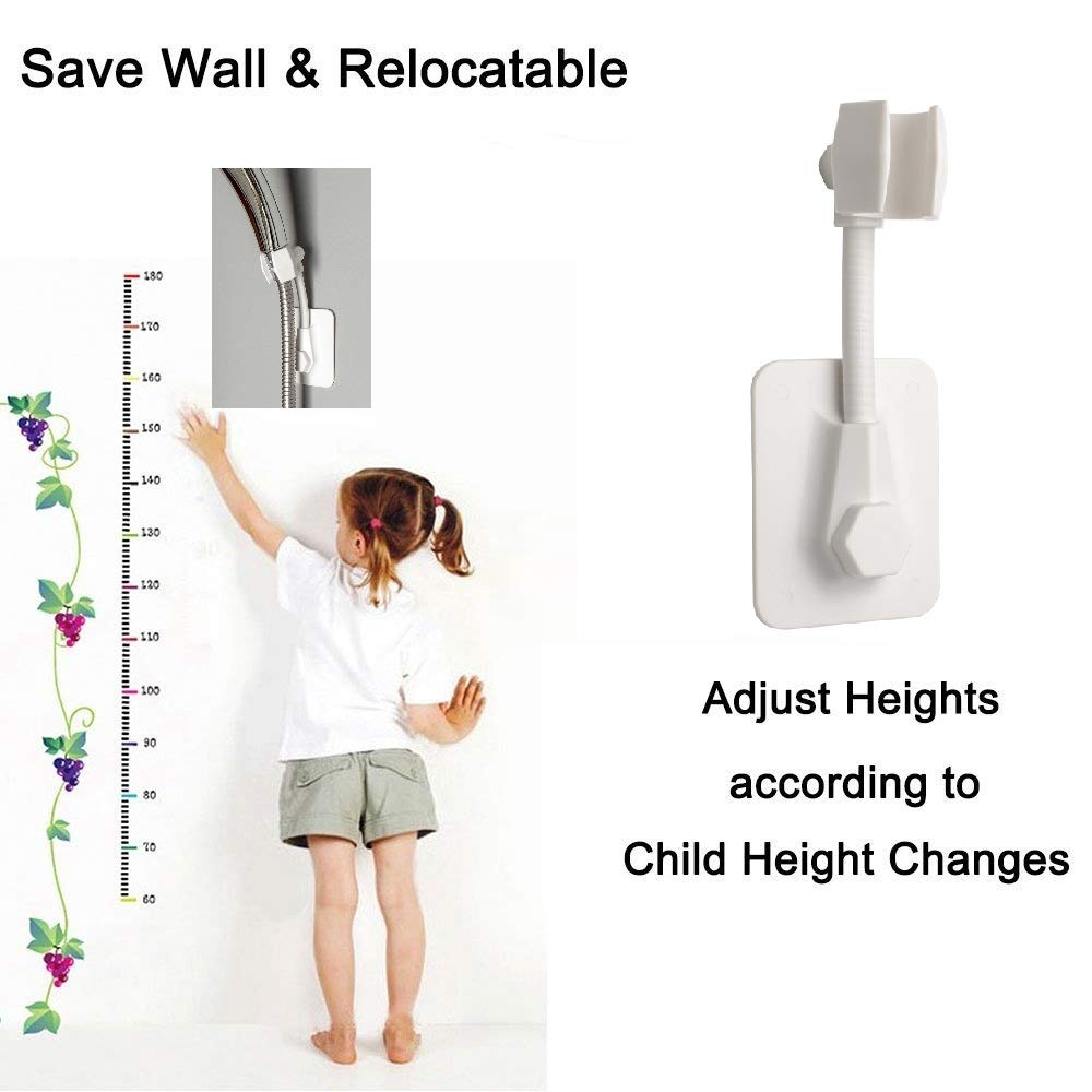 Adhesive Shower Head Holder - No Drill Wall Mount Bracket for Adjustable Handheld Shower - Strong Suction Cup Bathroom Accessory for Renters & Home Use (Perfect for Apartments, Dorms, RVs)