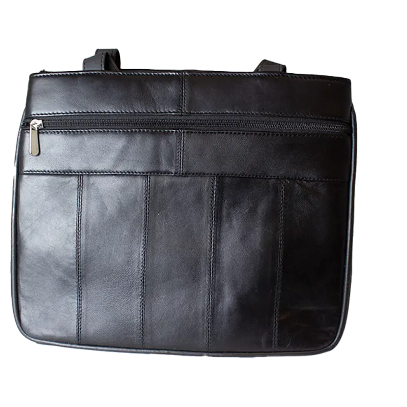 Premium BOL Leather Shoulder Bag for Women & Men - Multi-Pocket Crossbody Purse with Adjustable Strap - Perfect for Travel, Work & Everyday Use
