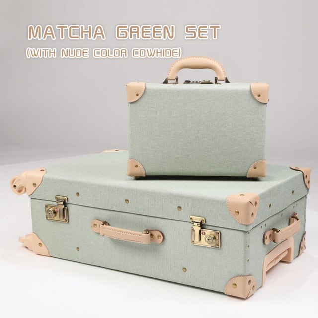 12 20 24 26 Inch 2-Piece Set Lightweight Oxford Travel Luggage - Scratch Resistant Spinner Suitcase with 360° Wheels for Business Trips, Vacations & Air Travel