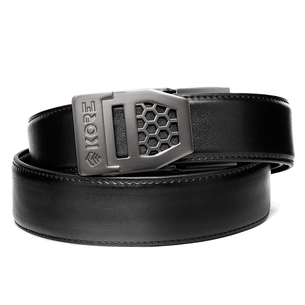 X Series Buckle - Black Armortek Leather Gun Belt 1.5