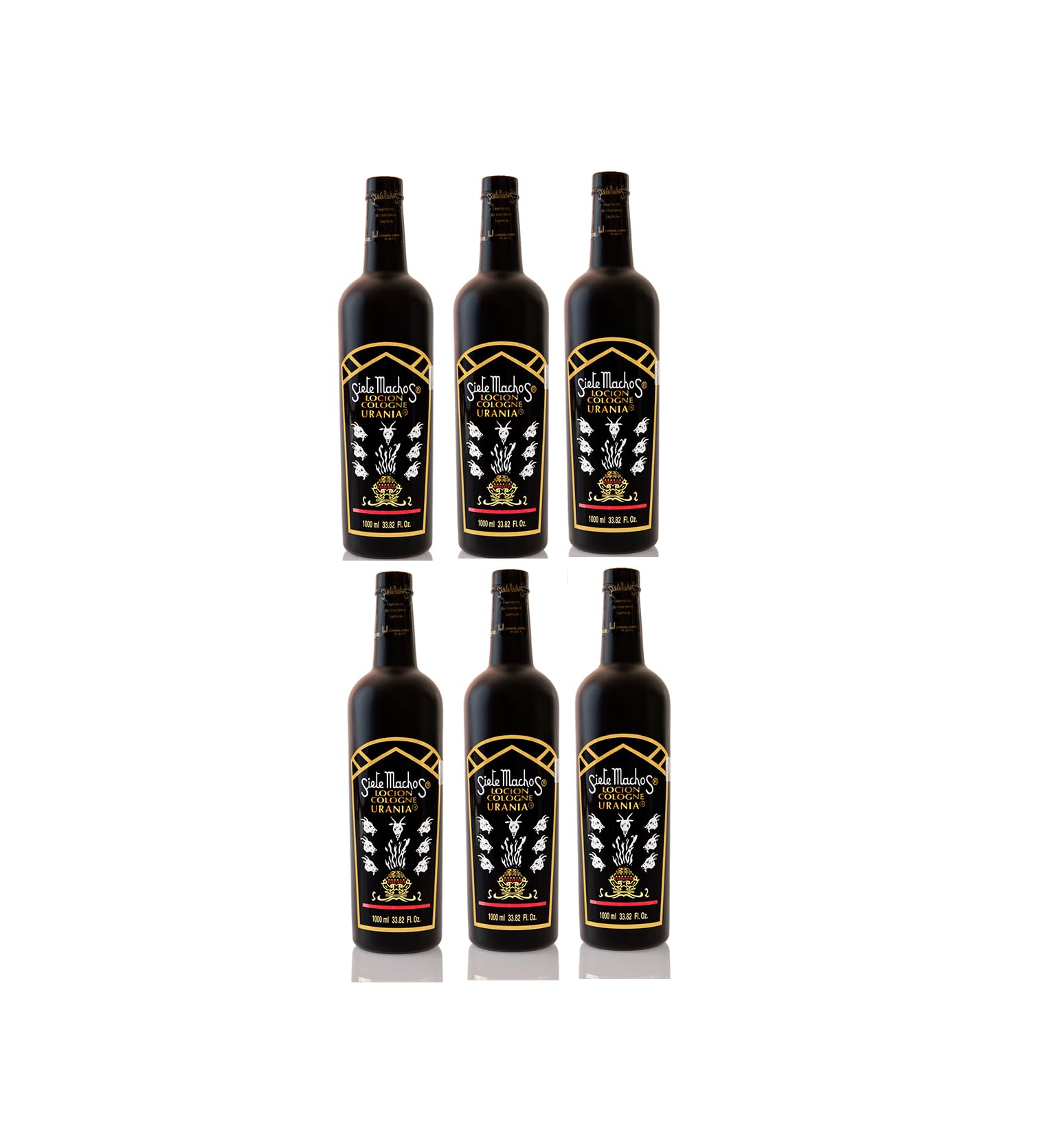Original Cologne for Men - 33.82oz (1000ml) 6-Pack Bulk Set | Long-Lasting Fragrance | Perfect for Daily Wear, Special Occasions & Gifts
