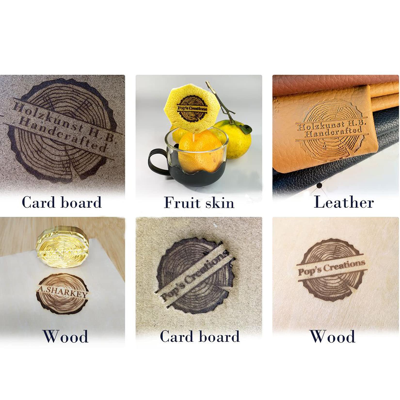 Custom Electric Branding Iron 200W 110V - Personalized Heat Stamp for Woodworking, Leather, Meat & Baking (1.5