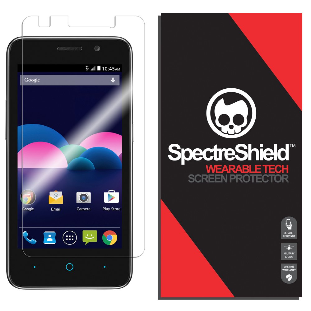 ZTE Obsidian Screen Protector - Spectre Shield Case Friendly Flexible TPU Film - Full Coverage Clear Protection for Everyday Use & Travel