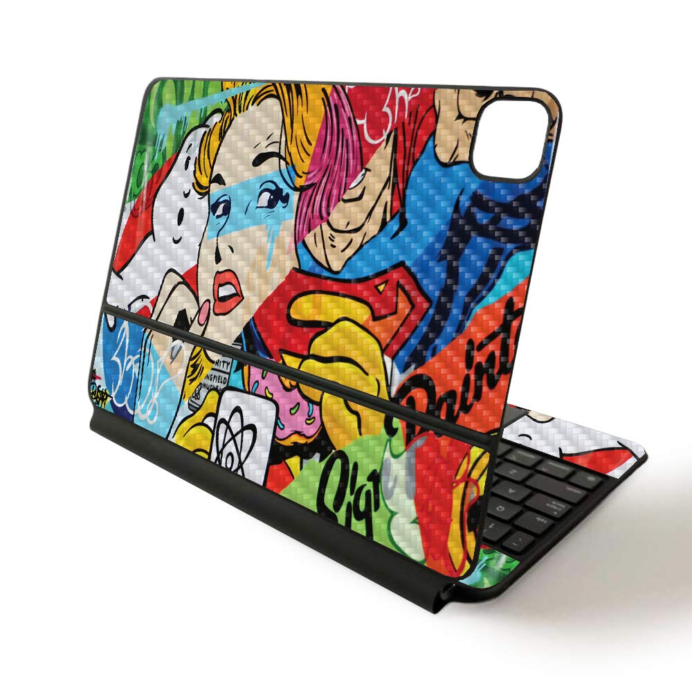 MightySkins Vinyl Decal Wrap Cover for Apple Magic Keyboard iPad Pro 11-inch (2020) - Sushi Design | Protective, Durable Skin with Easy Installation | Perfect for Work, Travel & Personalization