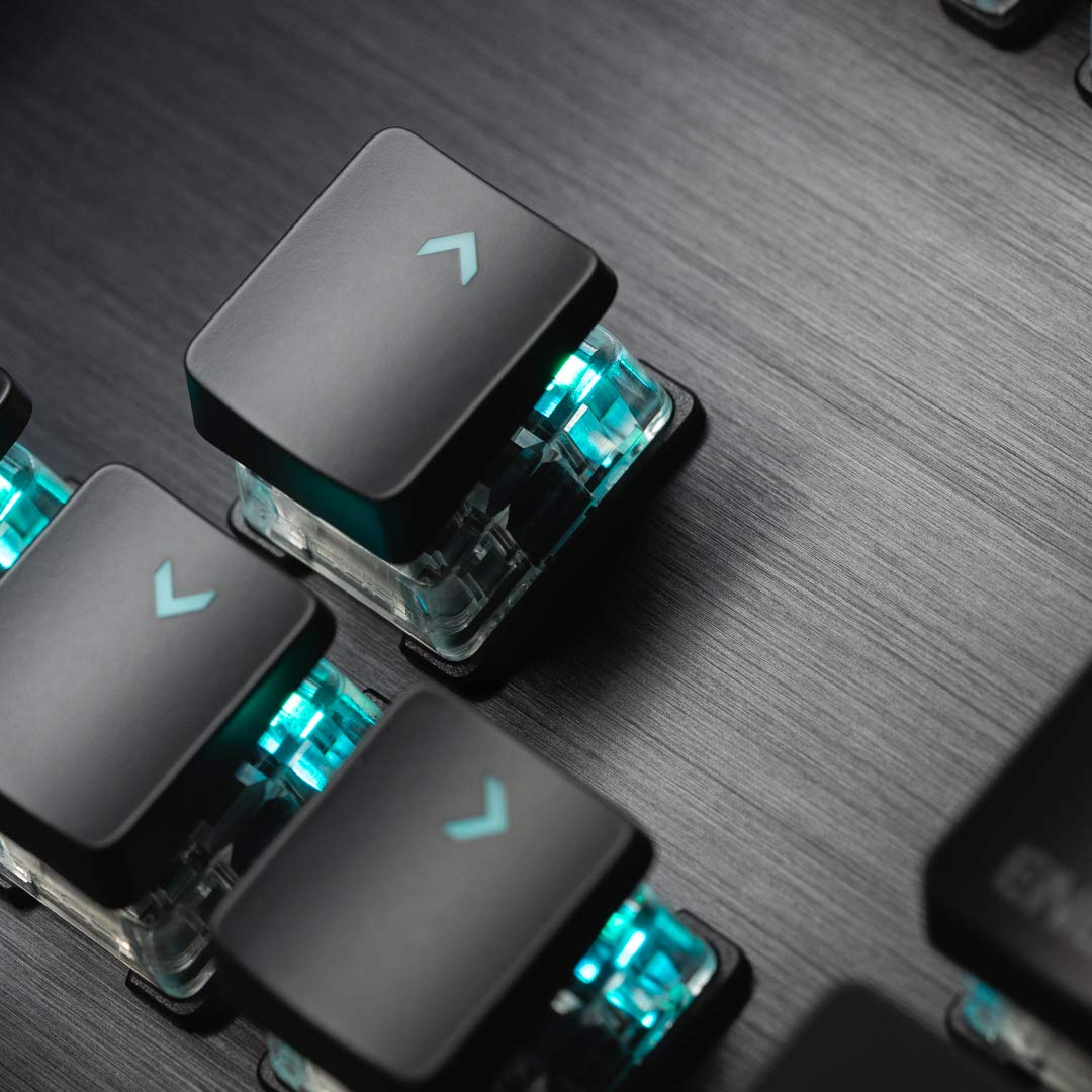 ROCCAT VULCAN 121 AIMO RGB Mechanical Gaming Keyboard with Red Switches - Tactile & Responsive for PC Gamers - Perfect for FPS, MOBA & Esports Tournaments
