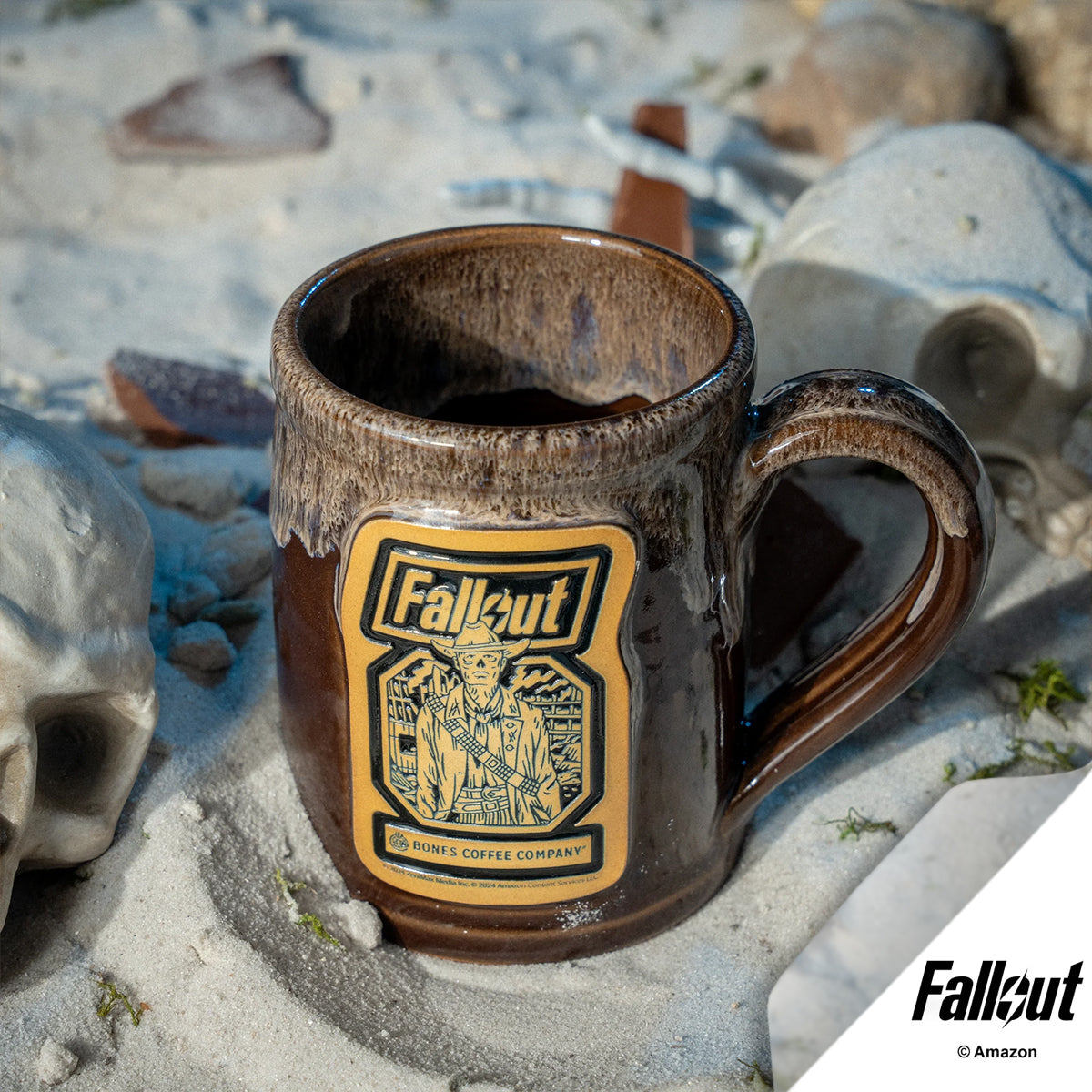 Handmade Ghoul-Themed Ceramic Mug - Spooky Halloween Coffee Cup for Witchy Decor & Gothic Tea Time - Perfect for Halloween Parties, Witchcraft Aesthetics & Dark Academia Vibes