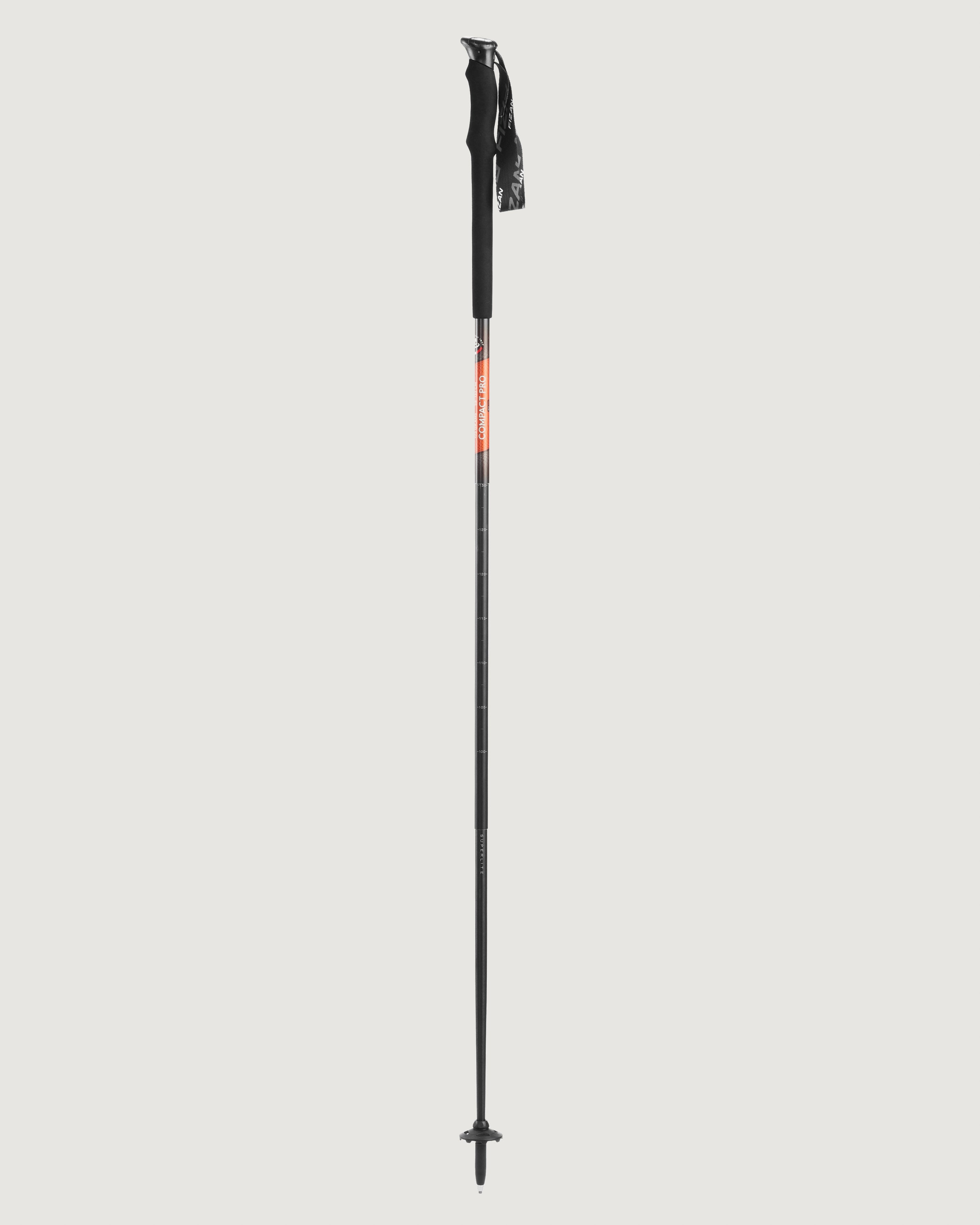 Fizan Compact Pro Trekking Poles Pair - Lightweight & Durable Hiking Sticks for Men & Women - Perfect for Backpacking, Trail Running & Mountain Climbing - Orange