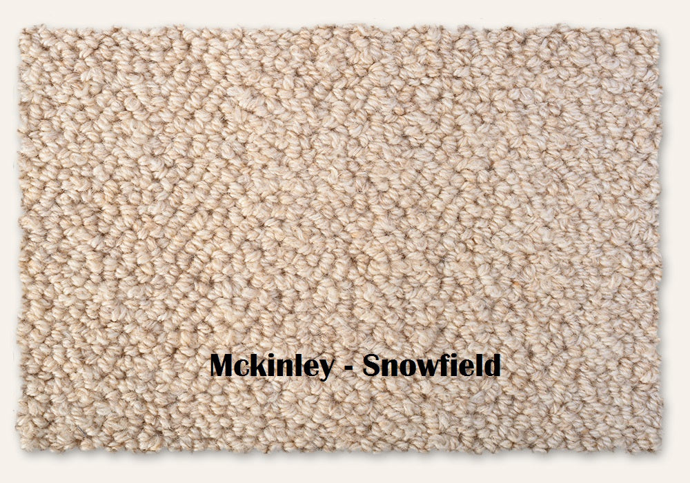 EarthWeave Bio Floor Natural Wool Carpet - Mckinley Style - 12 ft Wide - Eco-Friendly Home & Office Flooring for Living Room, Bedroom, and Commercial Spaces