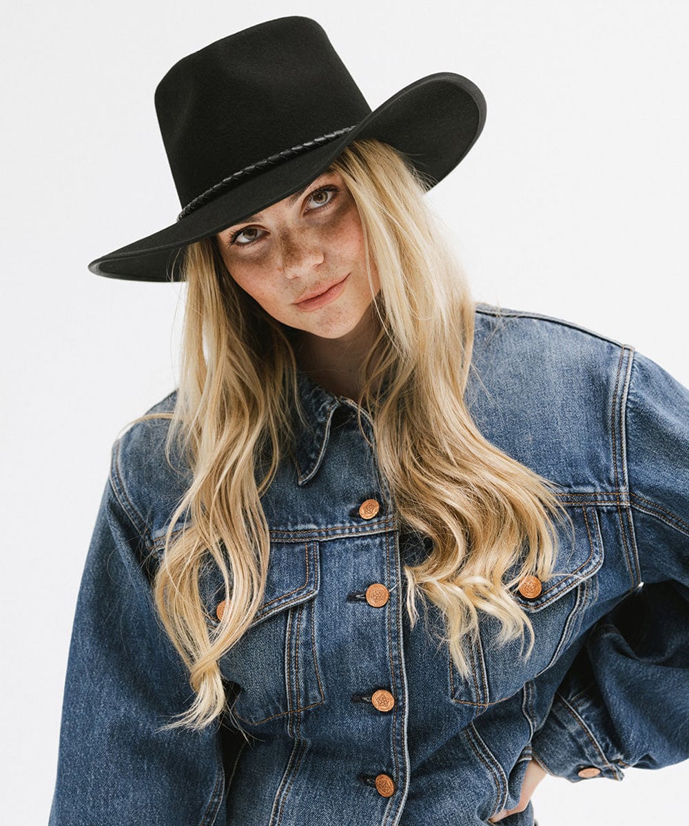 June Rancher Cowboy Hat for Men & Women - Western Style Sun Protection Outdoor Riding Hat - Perfect for Rodeo, Horseback Riding, and Country Music Festivals