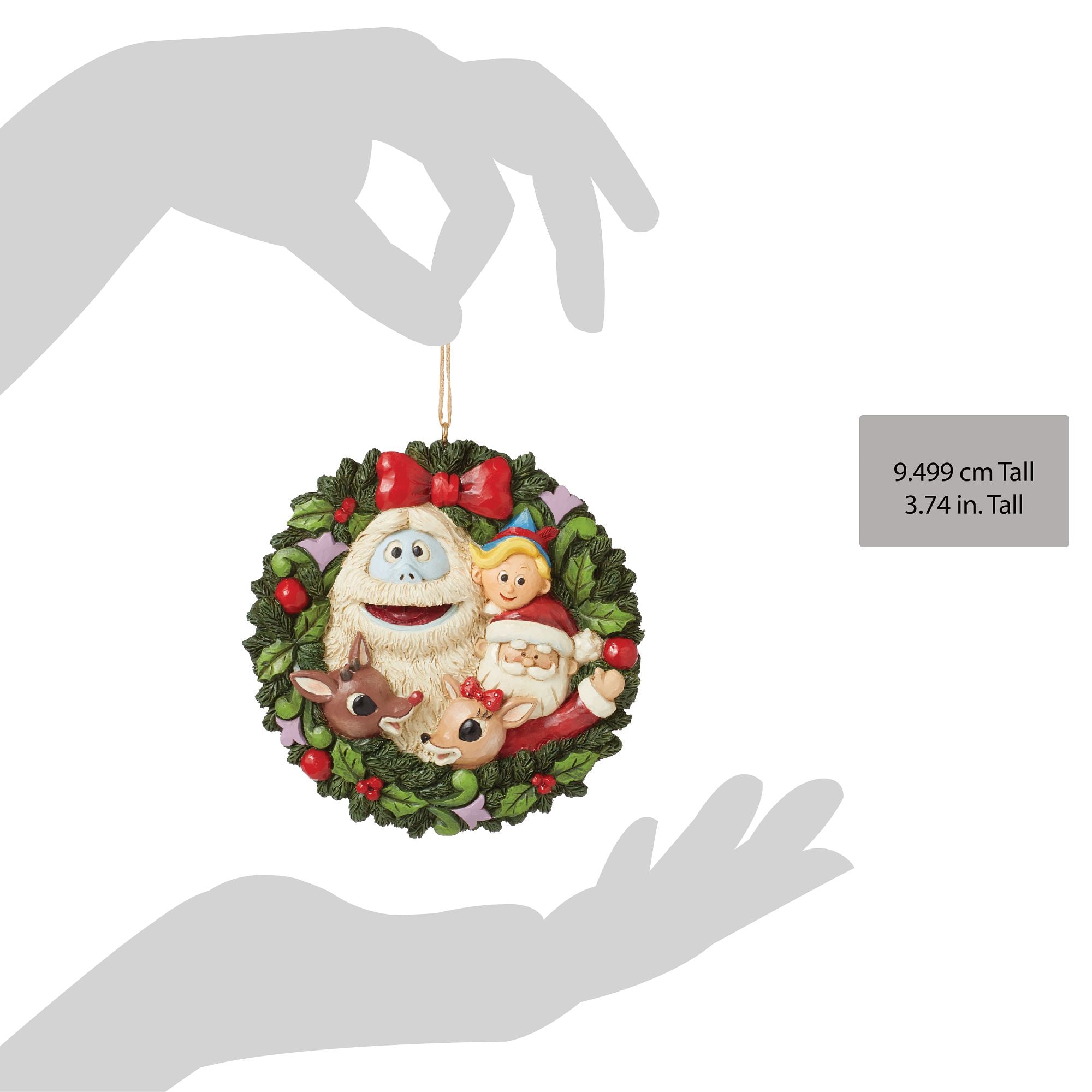 Rudolph & Friends Holiday Ornament - Festive Christmas Tree Decor for Home, Office, and Holiday Parties