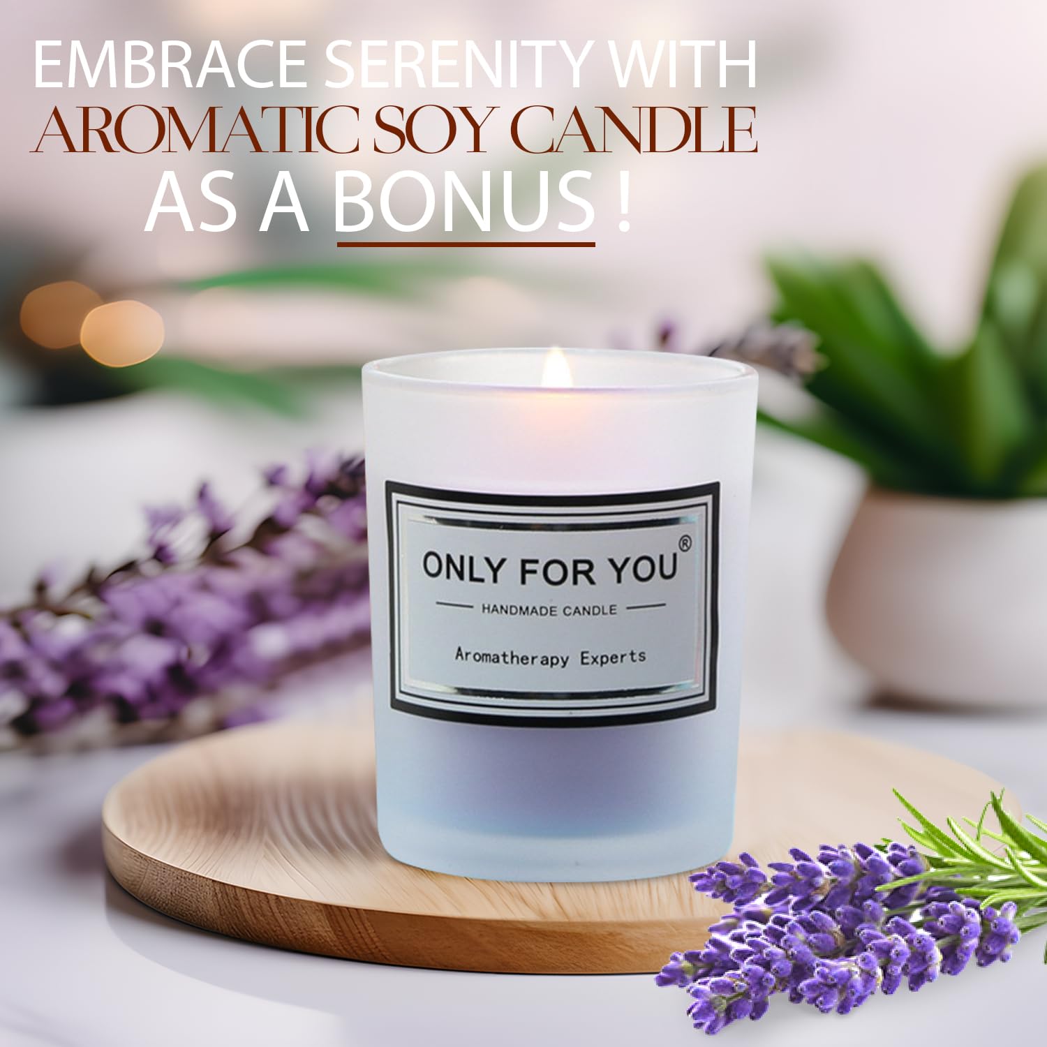 Luxury Women's Perfume Gift Set - 2.5 oz EDP with Lavender Soy Candle, 3 Car Air Fresheners & Travel Atomizer | Perfect for Birthday, Anniversary & Mother's Day Gifts | Home, Office & Car Fragrance Solution