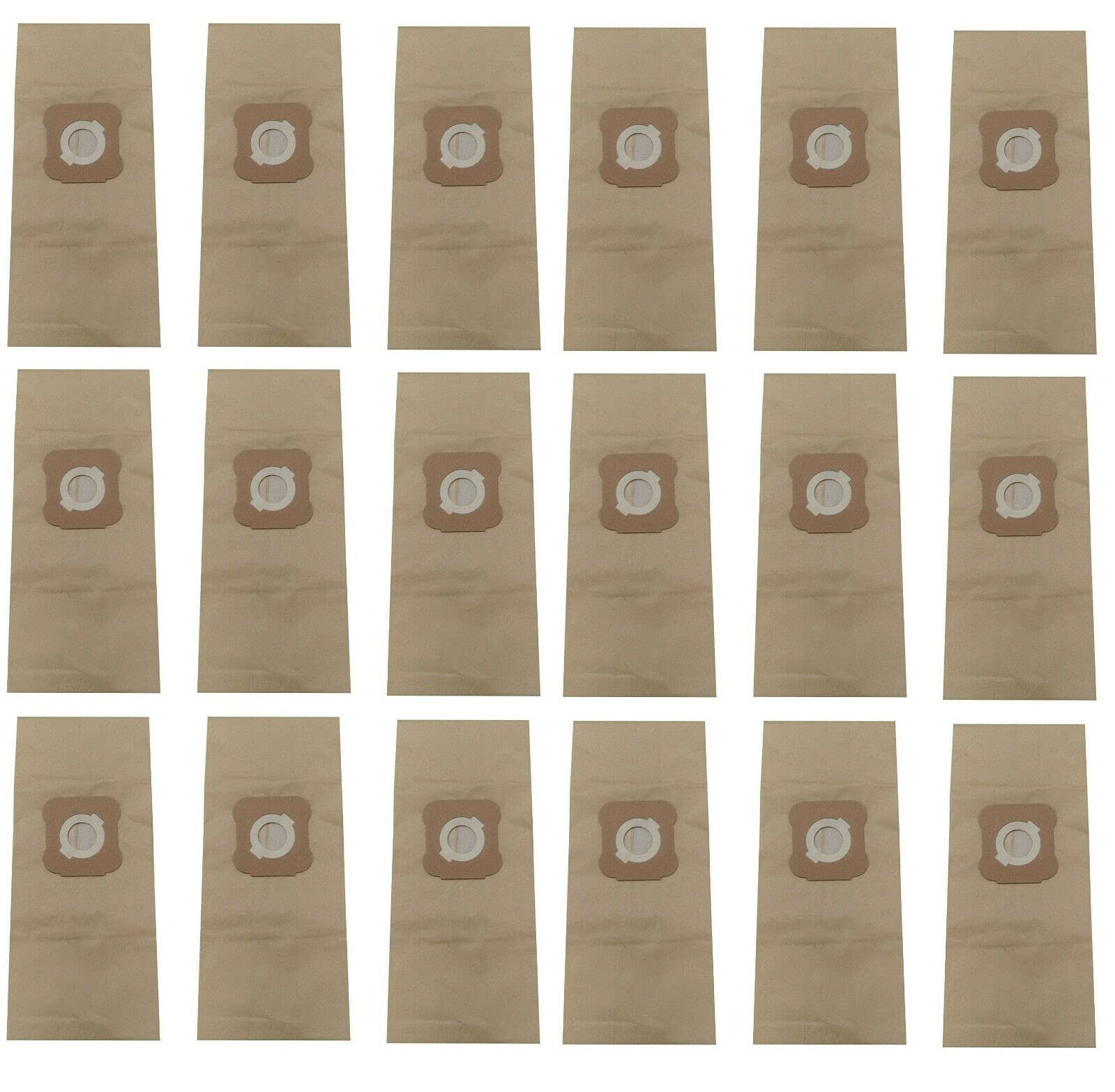 HASMX 18-Pack Brown Vacuum Cleaner Bags for Kirby Heritage II & Legend II - Replacement for Part #197389 & 197289 - Micron Magic Filtration Bags Style 3 - Perfect for Home Cleaning, Pet Hair Removal & Allergen Reduction
