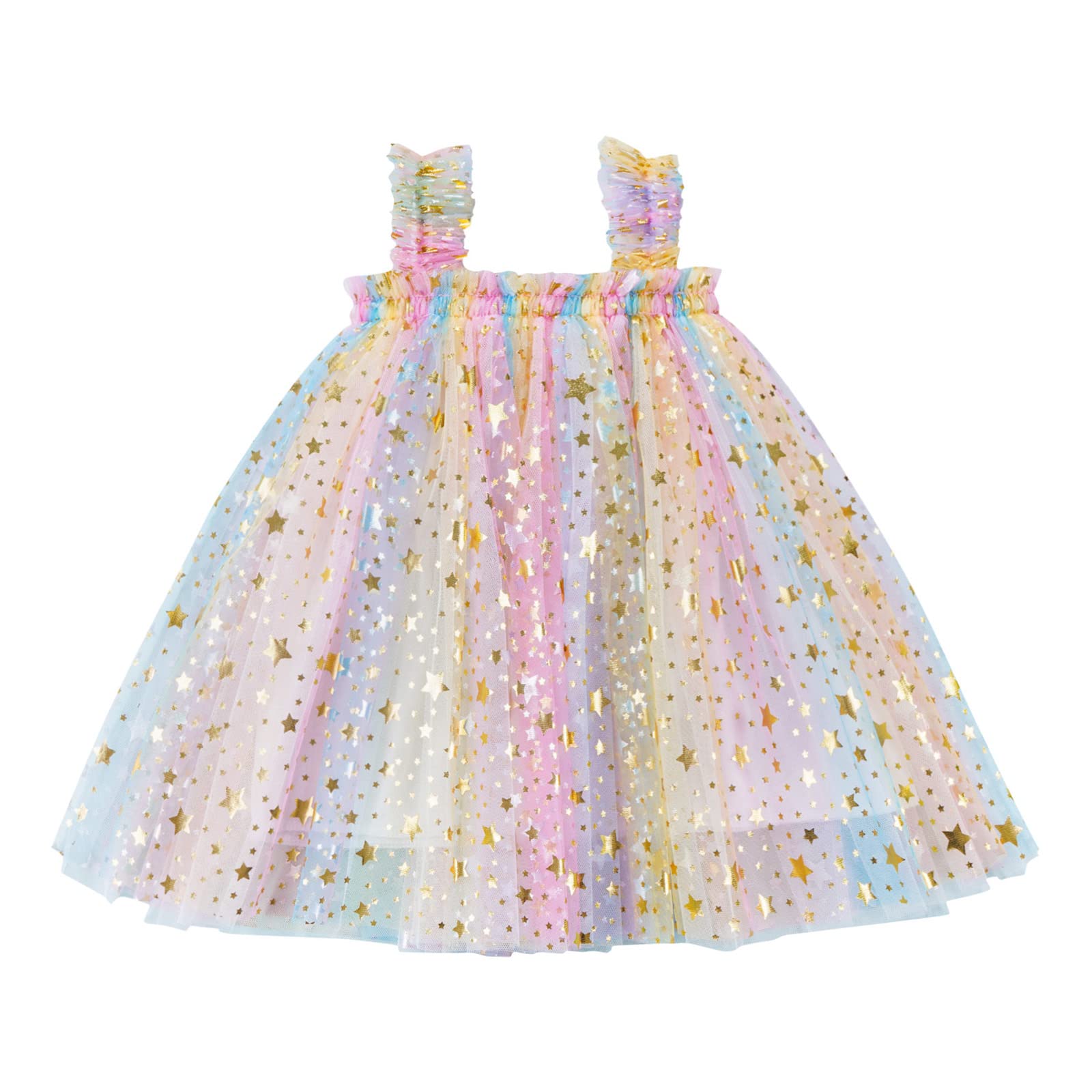 Boho Lace A-Line Sundress for Toddler Girls | Summer Baby Dress | Perfect for Beach, Party & Outdoor Play