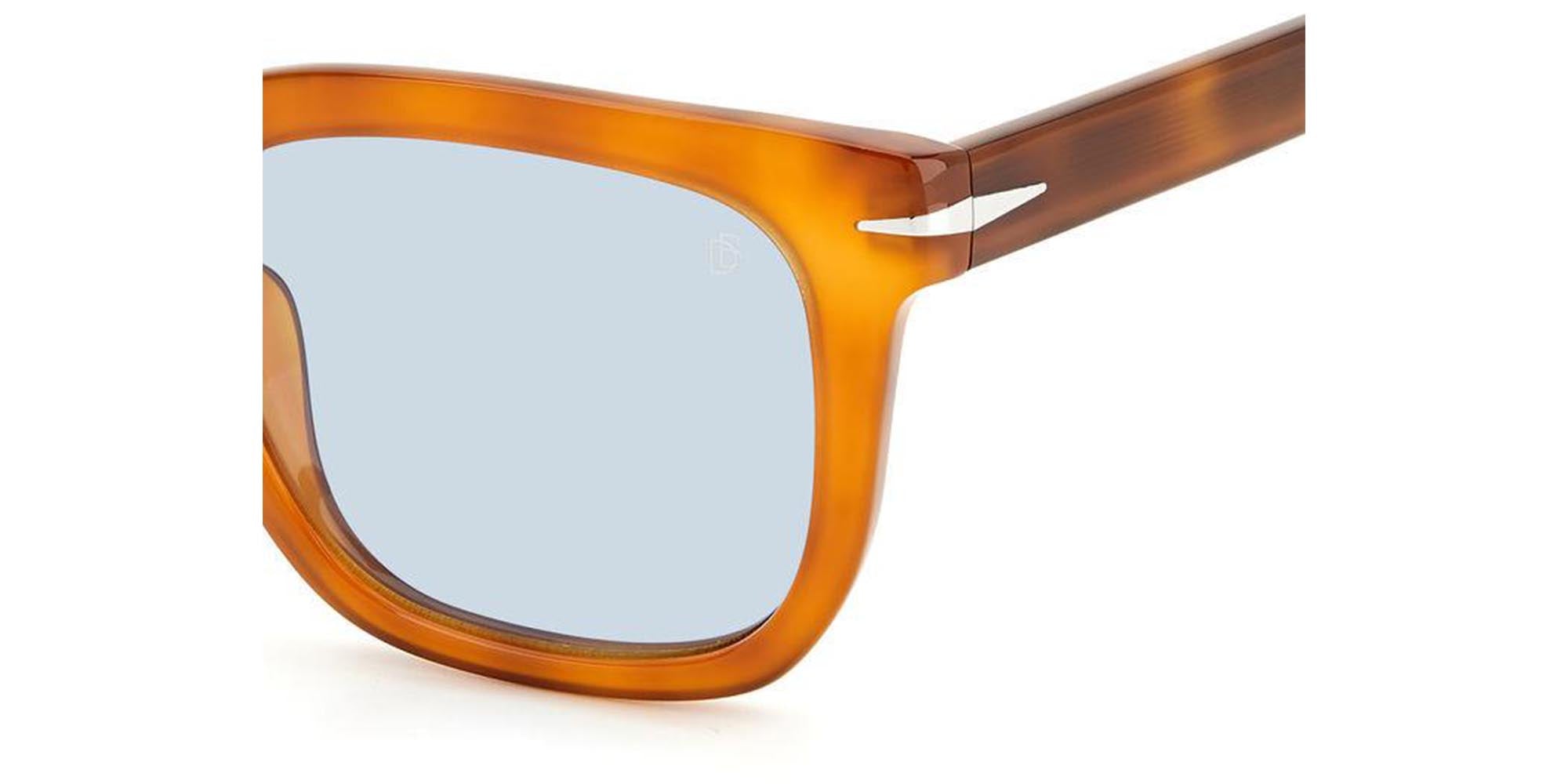 David Beckham DB7076/S Men's Sunglasses - Polarized UV Protection Aviator Style for Driving, Outdoor & Fashion