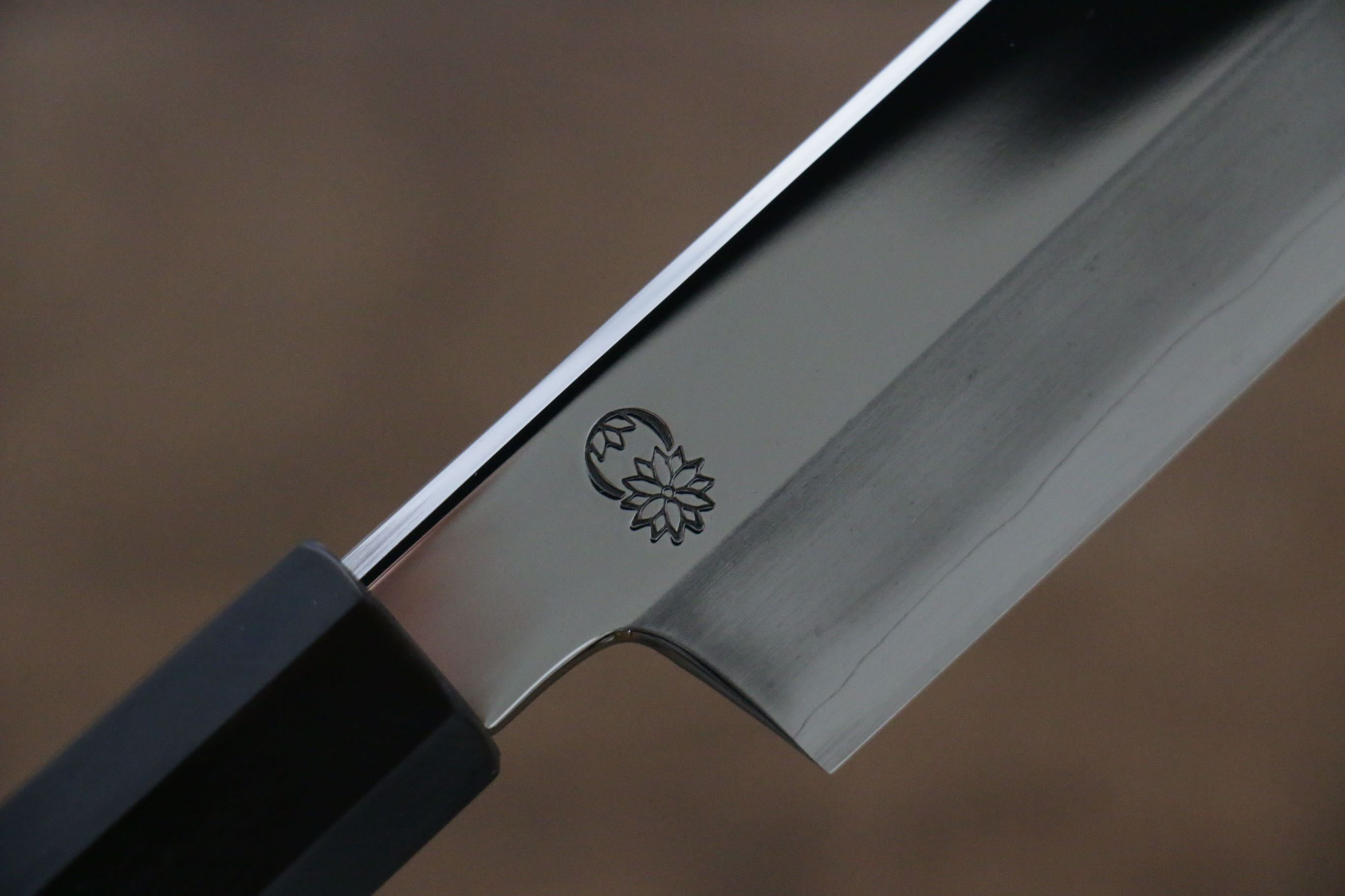 Premium Choyo Silver Steel No.3 Mirrored Finish Kengata Yanagiba 300mm Sushi Knife - Magnolia Wood Handle - Professional Japanese Kitchen Knife for Sashimi, Sushi & Precision Cutting
