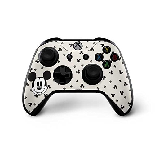 Officially Licensed Disney Classic Mickey Mouse Gaming Skin Decal for Xbox One X Controller - Custom Protective Cover for Enhanced Grip & Style - Perfect for Gamers & Disney Fans