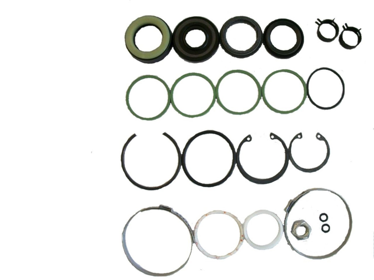 Edelmann 9164 Power Steering Rack and Pinion Seal Kit - Replacement for Leaking Seals - Fits Ford, Chevy, Dodge Vehicles - Perfect for DIY Car Repairs & Maintenance