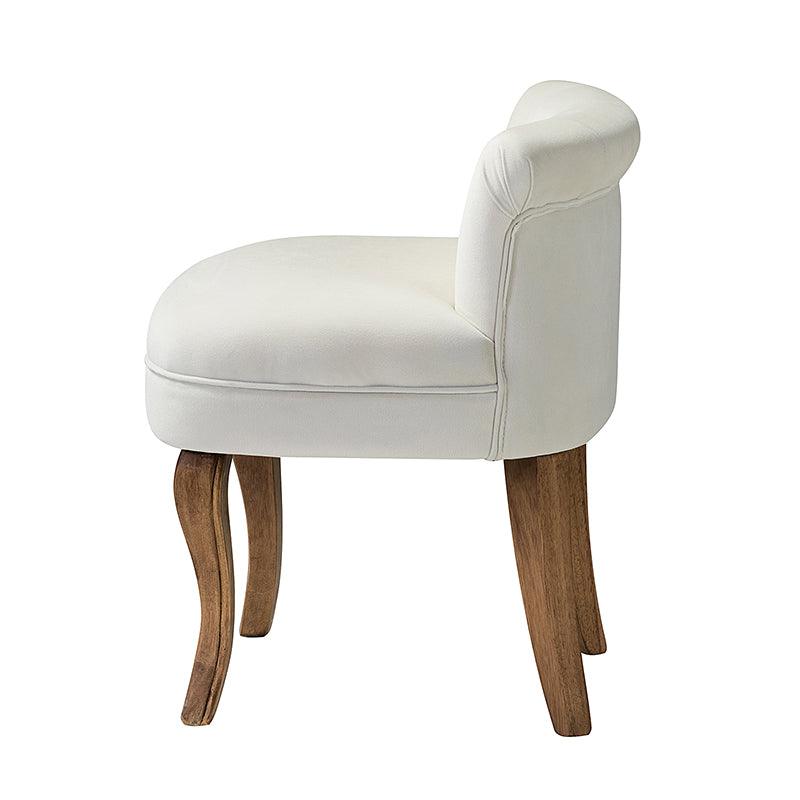 Moises Velvet Vanity Stool with Optional Types - Elegant Makeup Stool for Dressing Table, Bedroom & Bathroom
