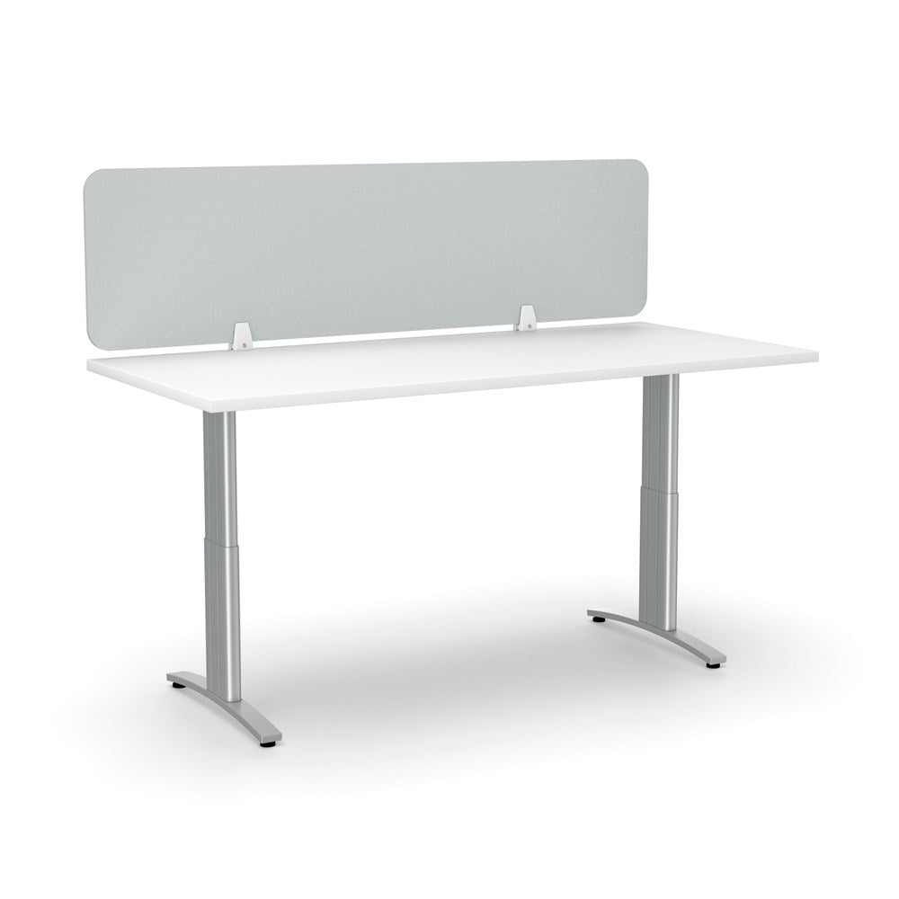 Boyd Acoustic Desk Screen - Sound Absorbing Office Partition for Privacy & Noise Reduction - Perfect for Open Offices, Home Workspaces & Conference Rooms