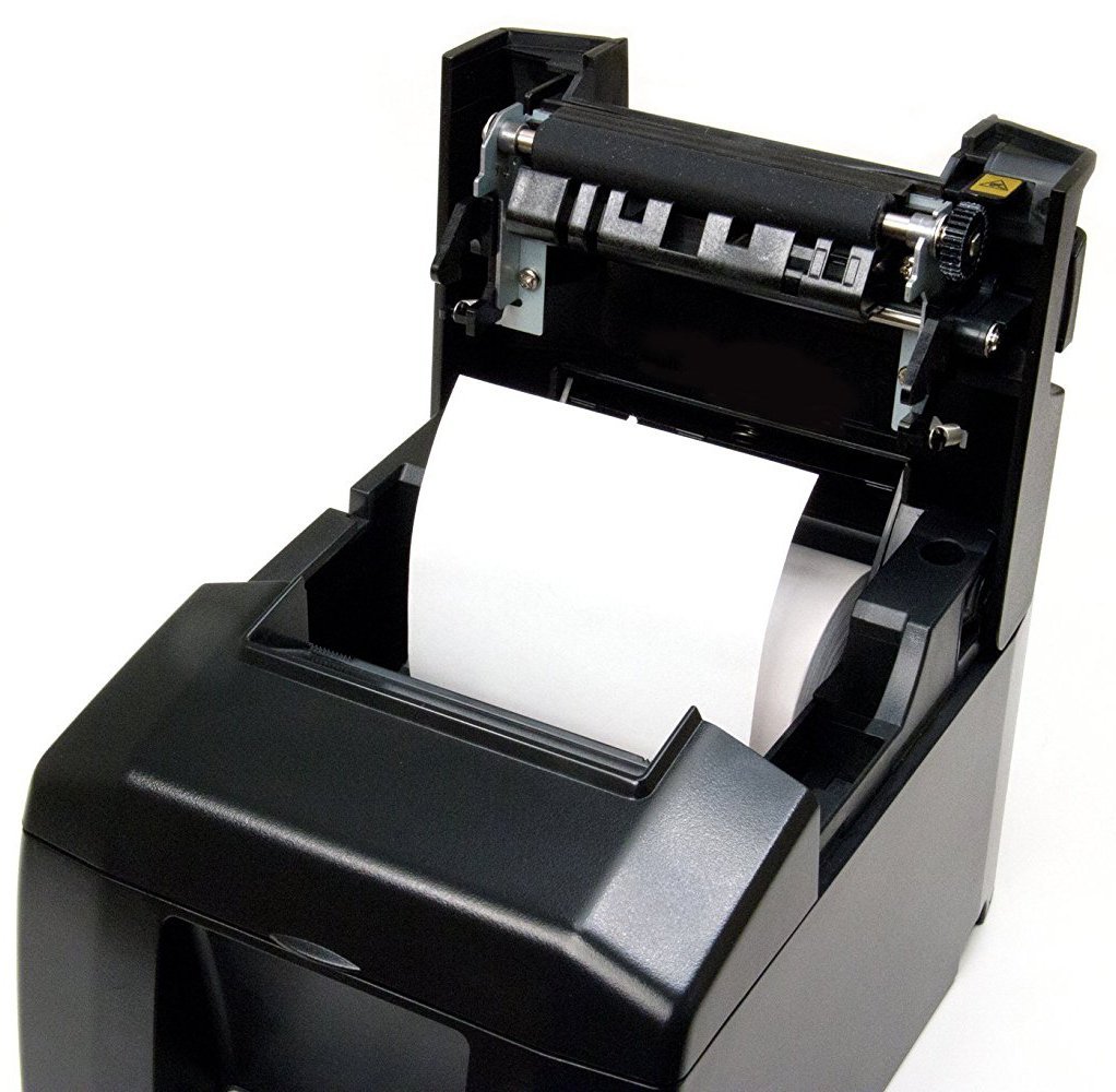 Star Micronics TSP654IIC Parallel Thermal Receipt Printer - Auto Cutter, External Power Supply, Gray (Certified Refurbished) | Ideal for Retail, Restaurant & POS Systems